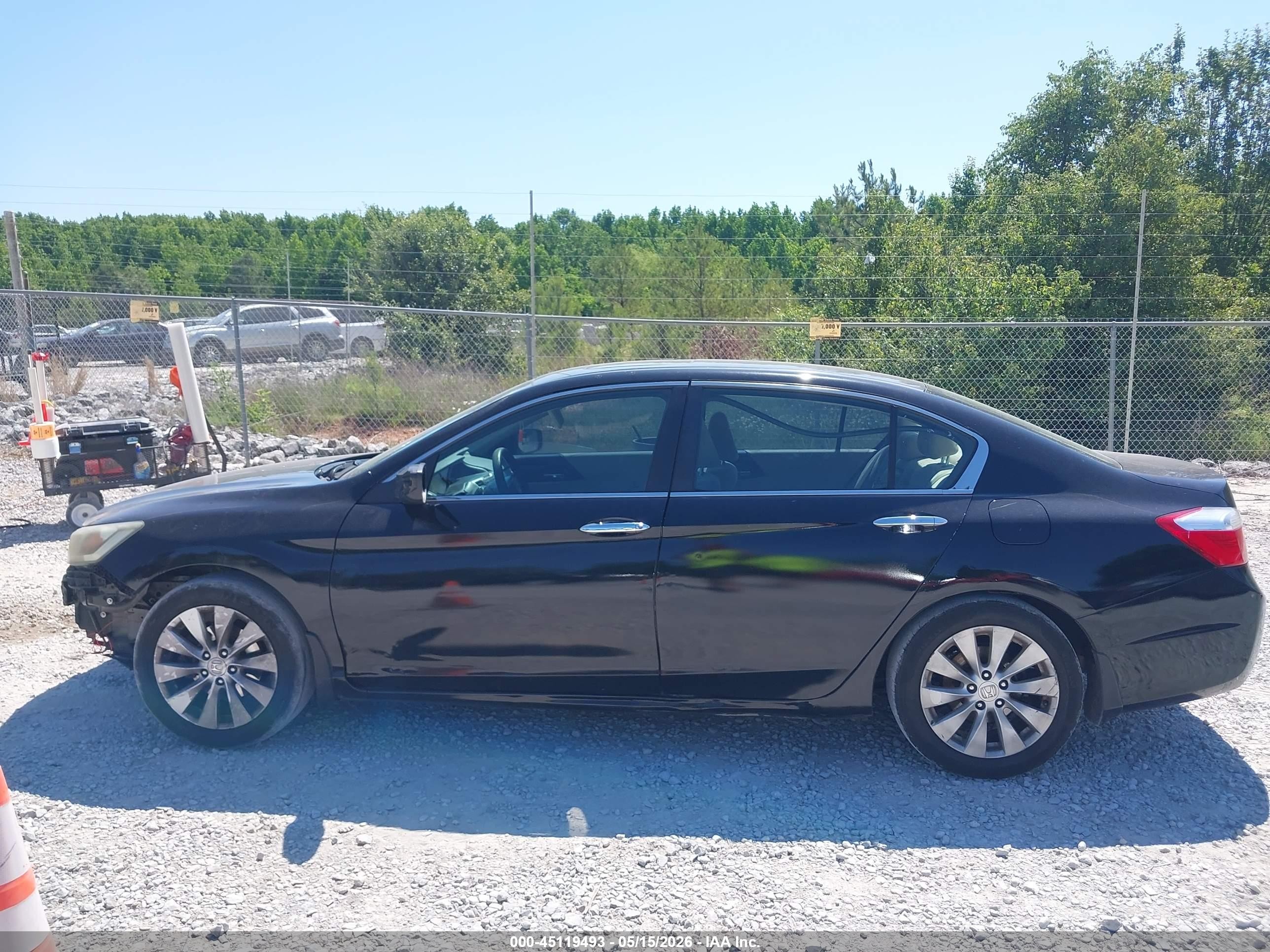 2013 Honda Accord Ex Black vin: 1HGCR2F76DA022394