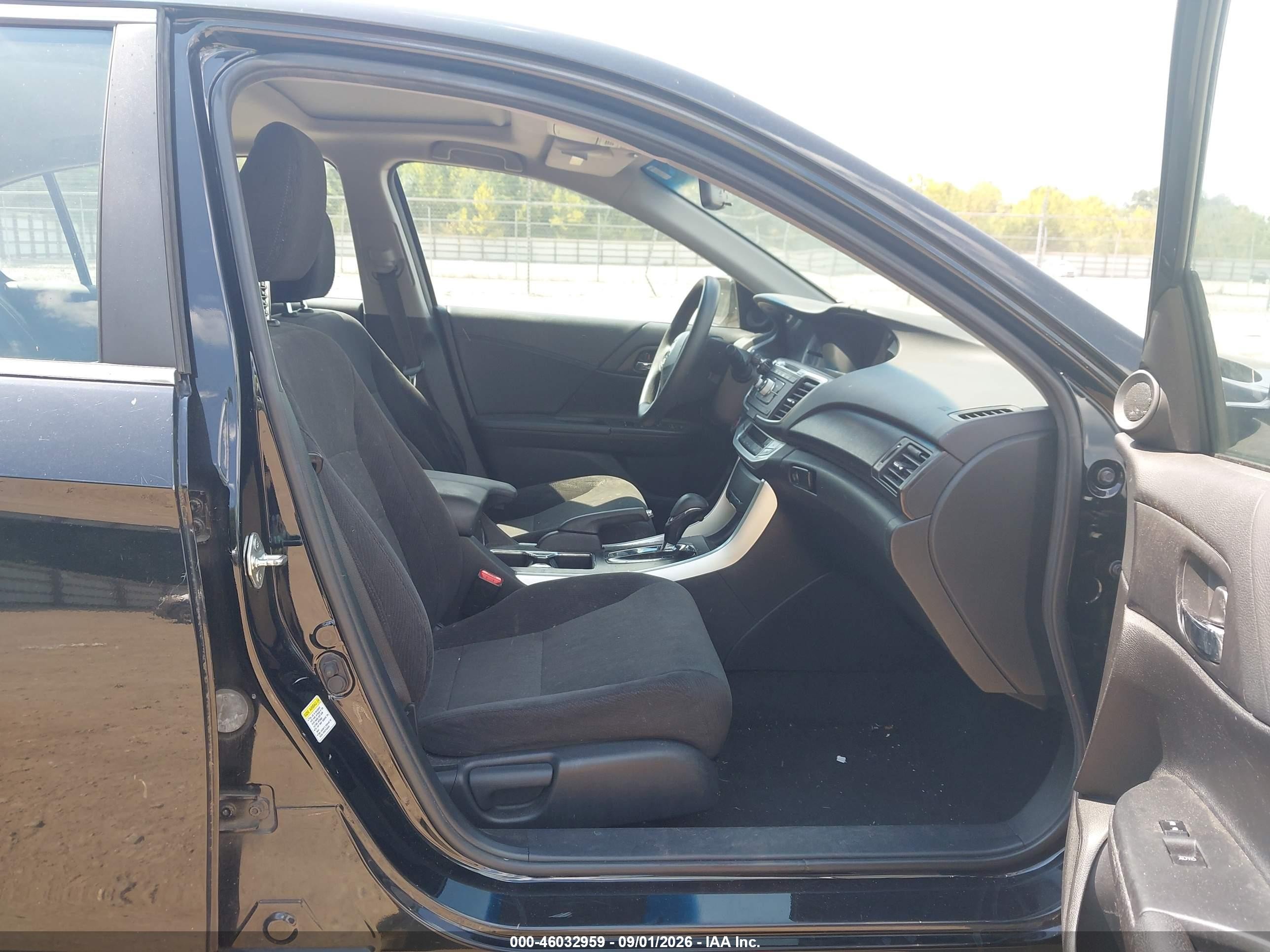 2013 Honda Accord Ex Black vin: 1HGCR2F76DA036733