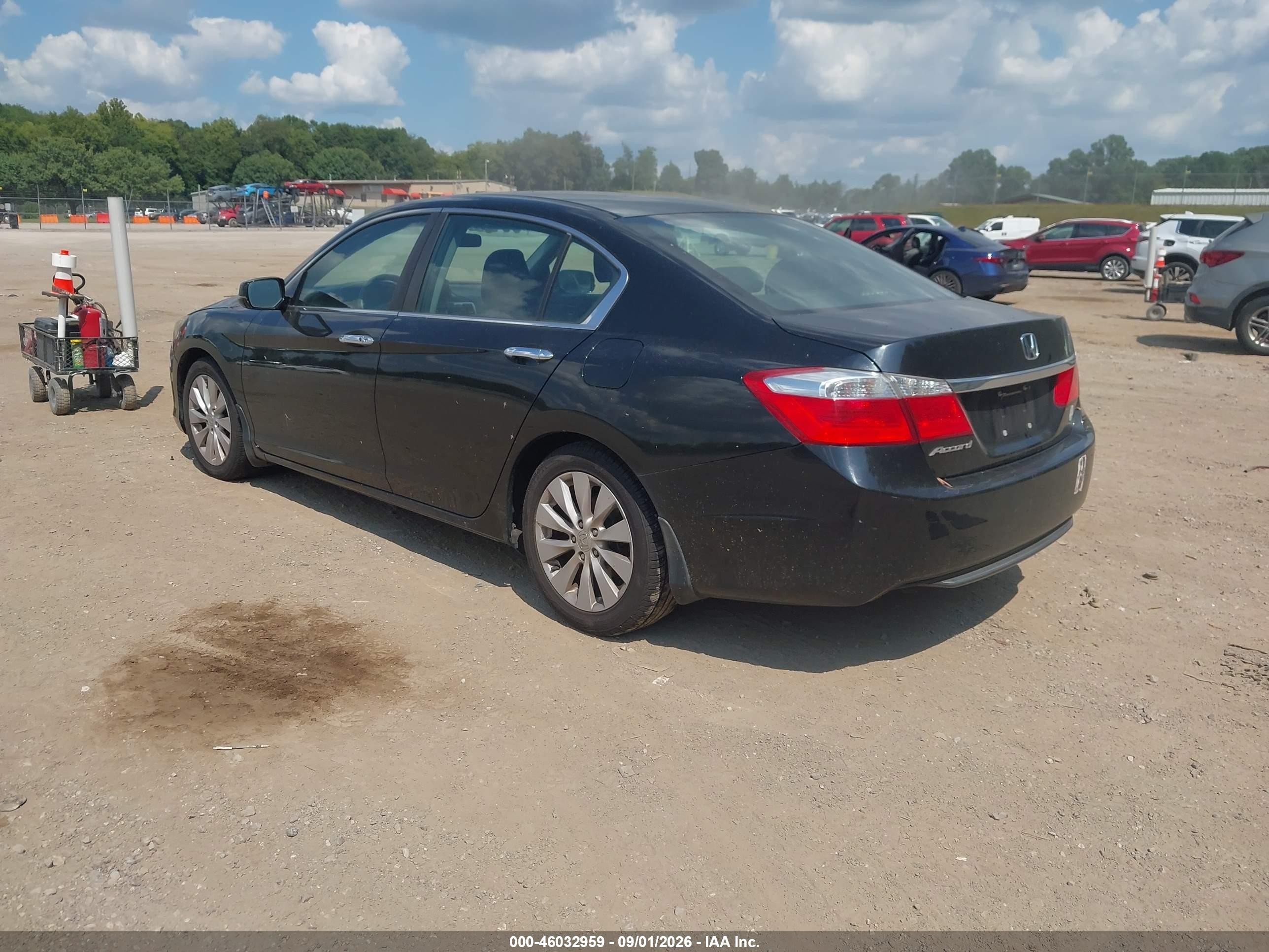 2013 Honda Accord Ex Black vin: 1HGCR2F76DA036733