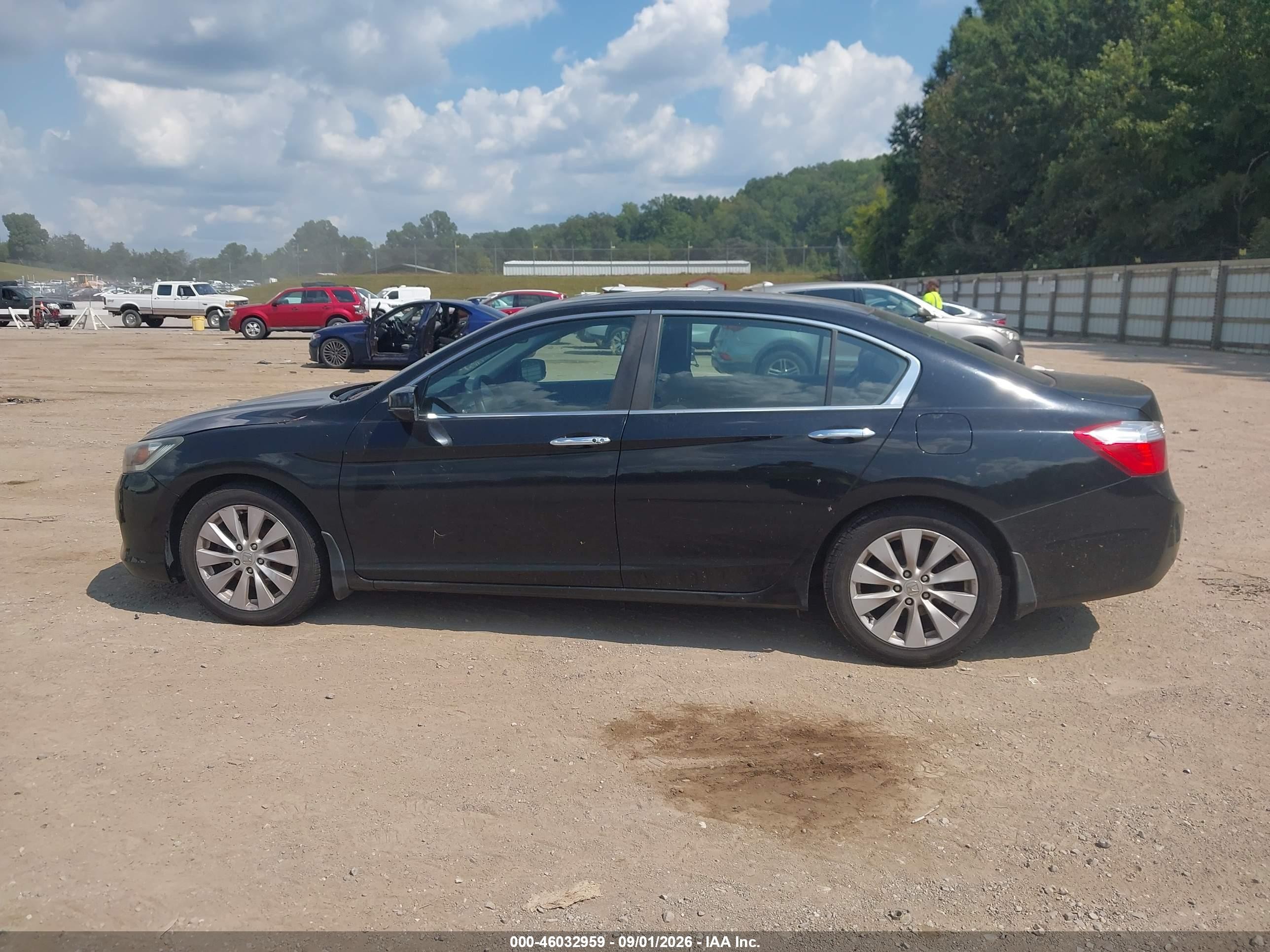 2013 Honda Accord Ex Black vin: 1HGCR2F76DA036733