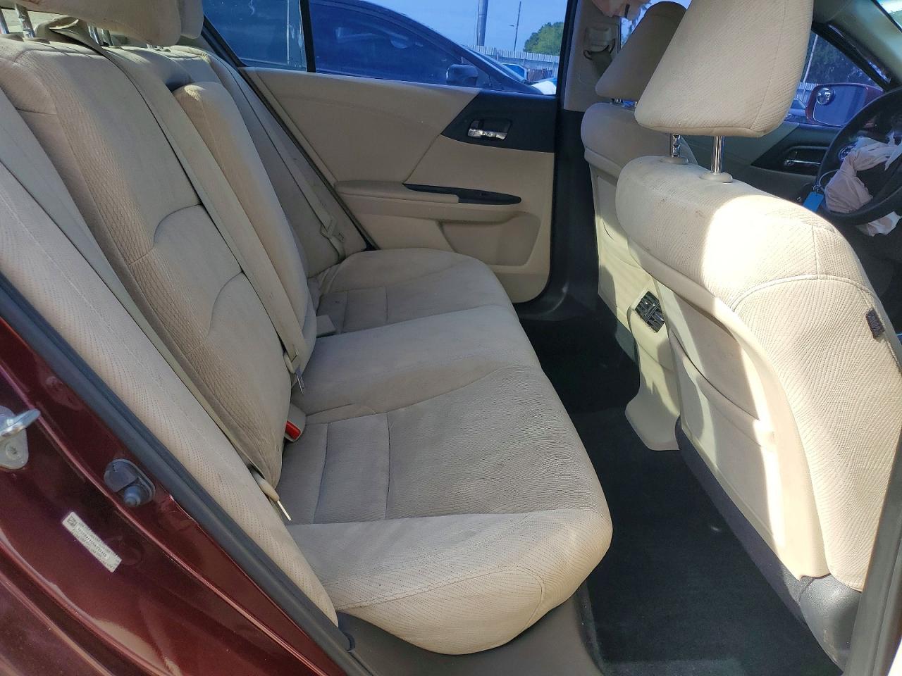 2013 Honda Accord Ex Burgundy vin: 1HGCR2F76DA039356