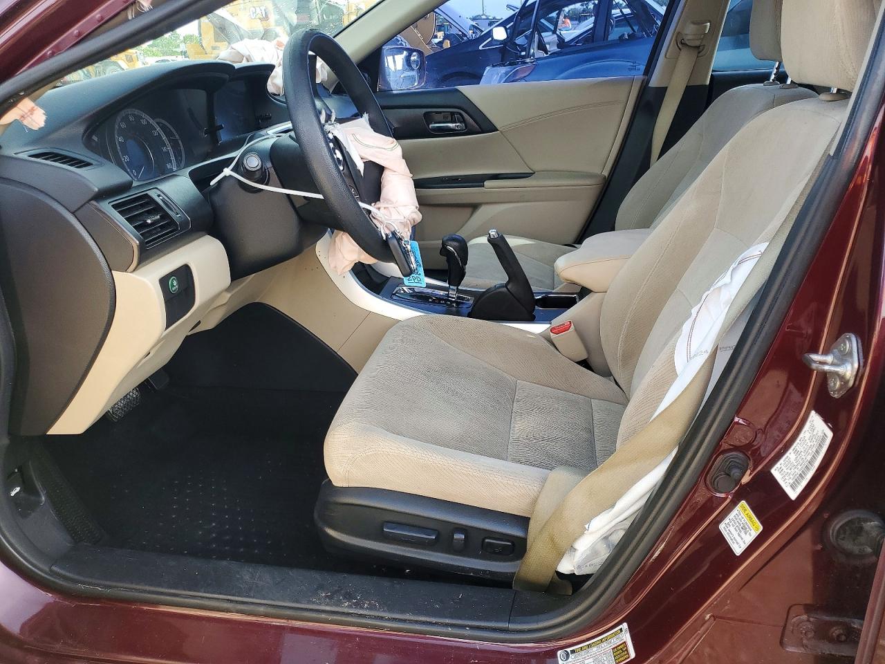 2013 Honda Accord Ex Burgundy vin: 1HGCR2F76DA039356