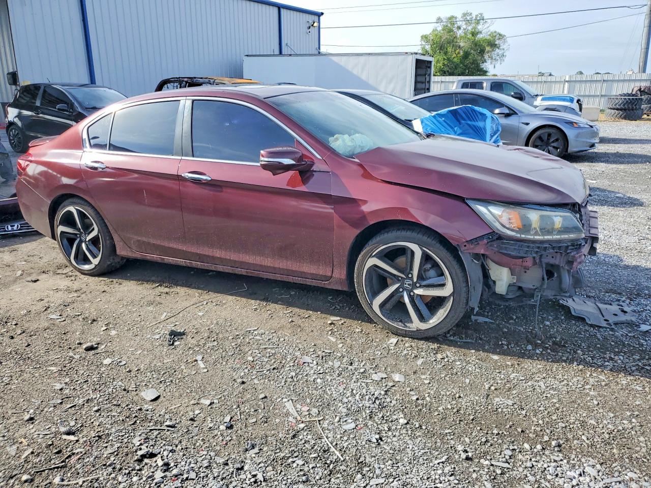 2013 Honda Accord Ex Burgundy vin: 1HGCR2F76DA039356