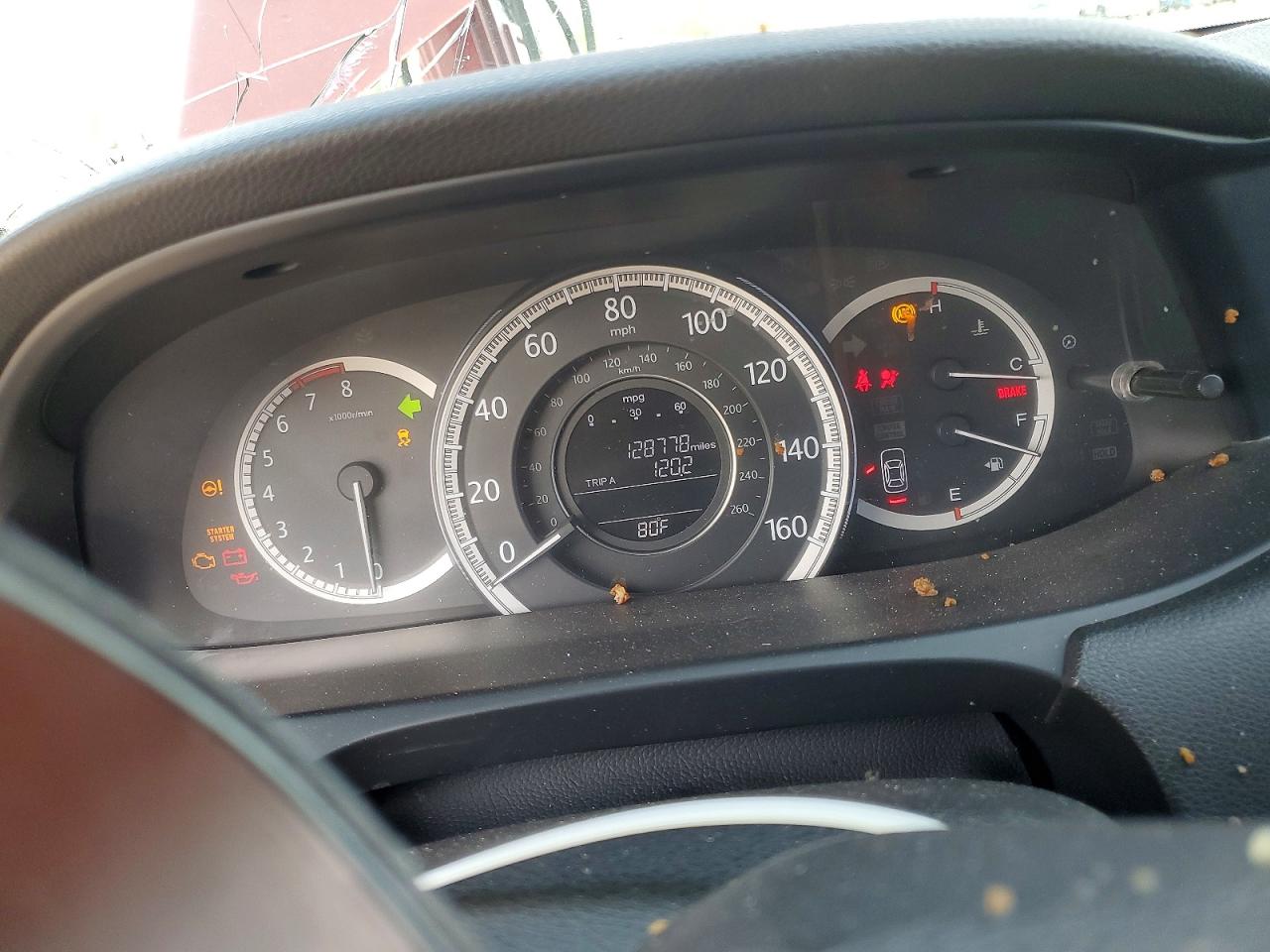 2013 Honda Accord Ex Burgundy vin: 1HGCR2F76DA039356