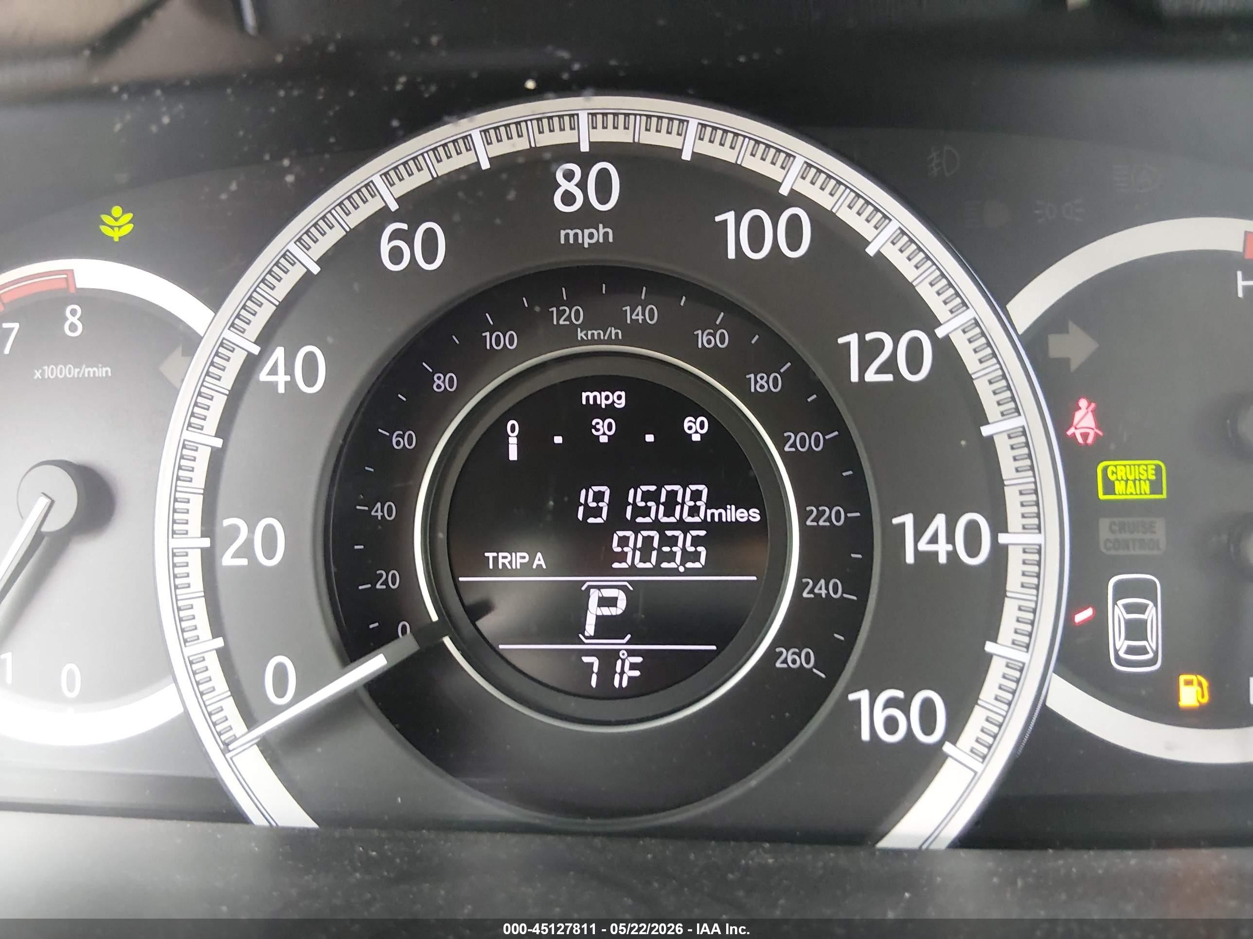 2013 Honda Accord Ex Черный vin: 1HGCR2F76DA039759