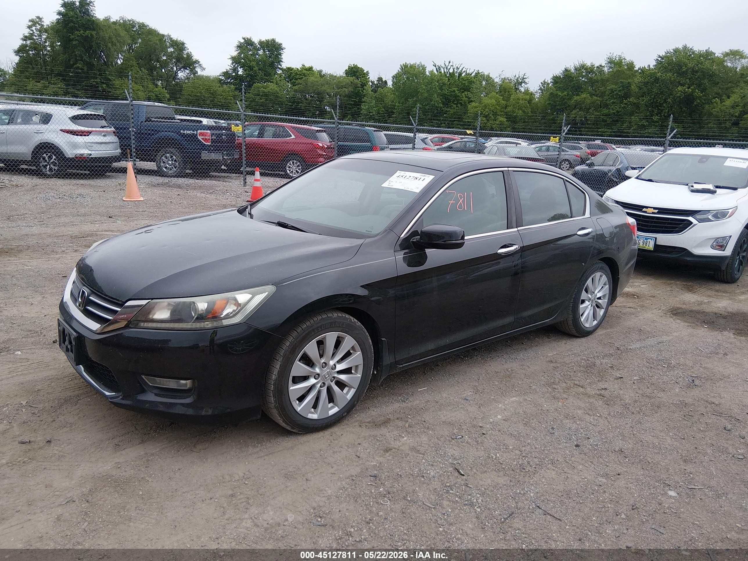 2013 Honda Accord Ex Черный vin: 1HGCR2F76DA039759