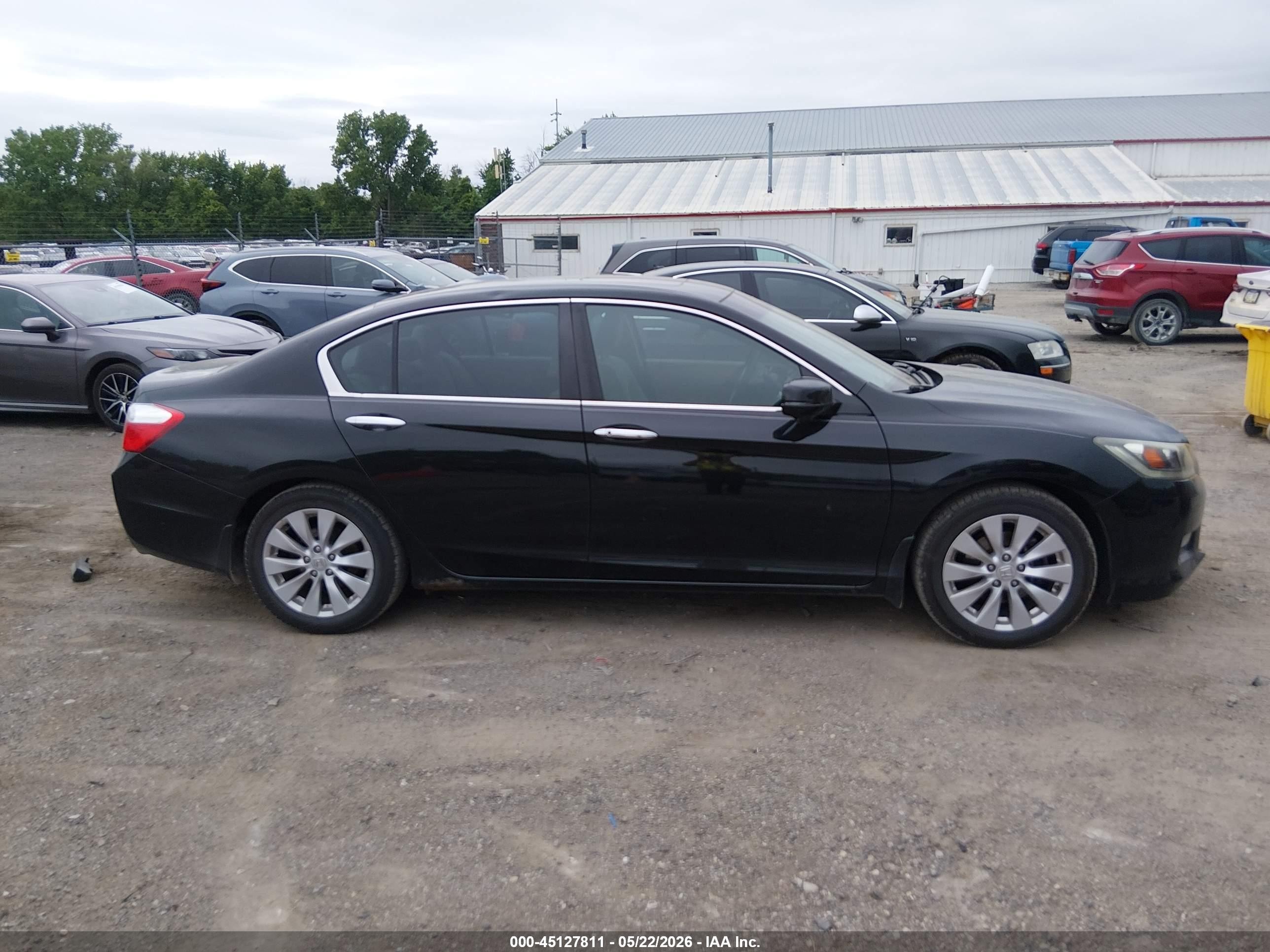 2013 Honda Accord Ex Черный vin: 1HGCR2F76DA039759