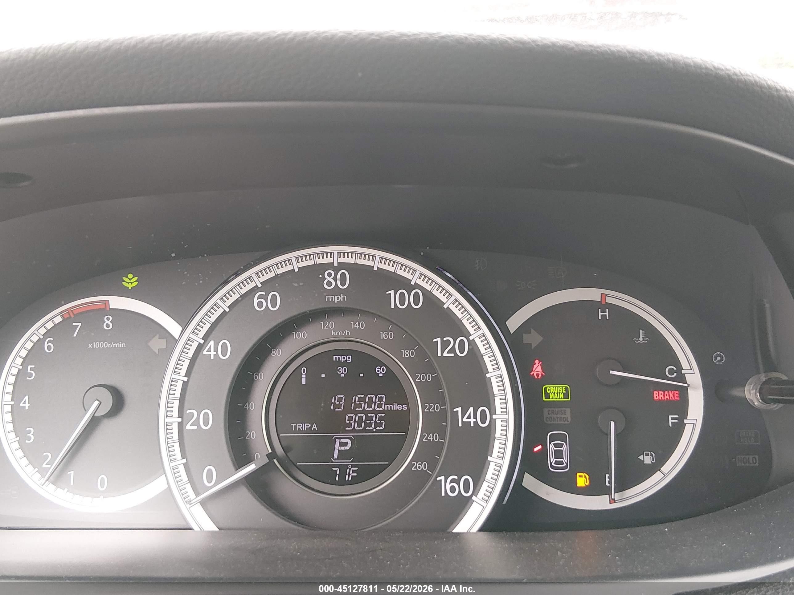 2013 Honda Accord Ex Черный vin: 1HGCR2F76DA039759