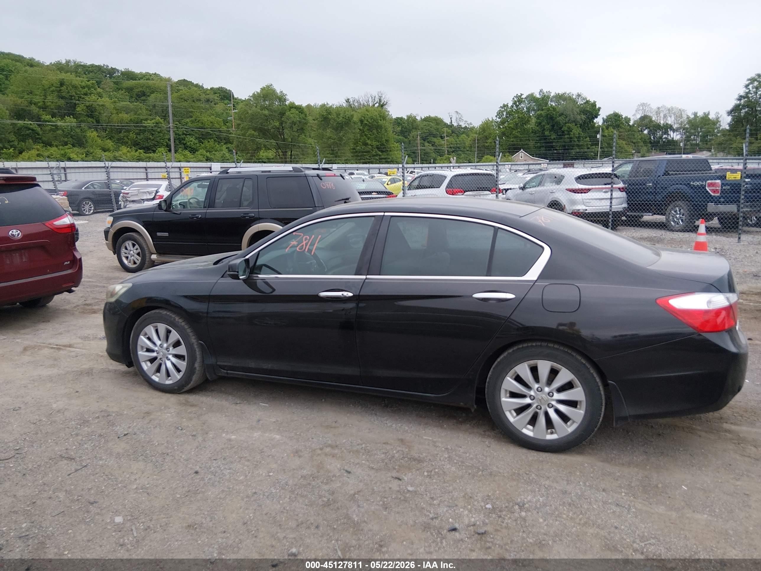 2013 Honda Accord Ex Черный vin: 1HGCR2F76DA039759