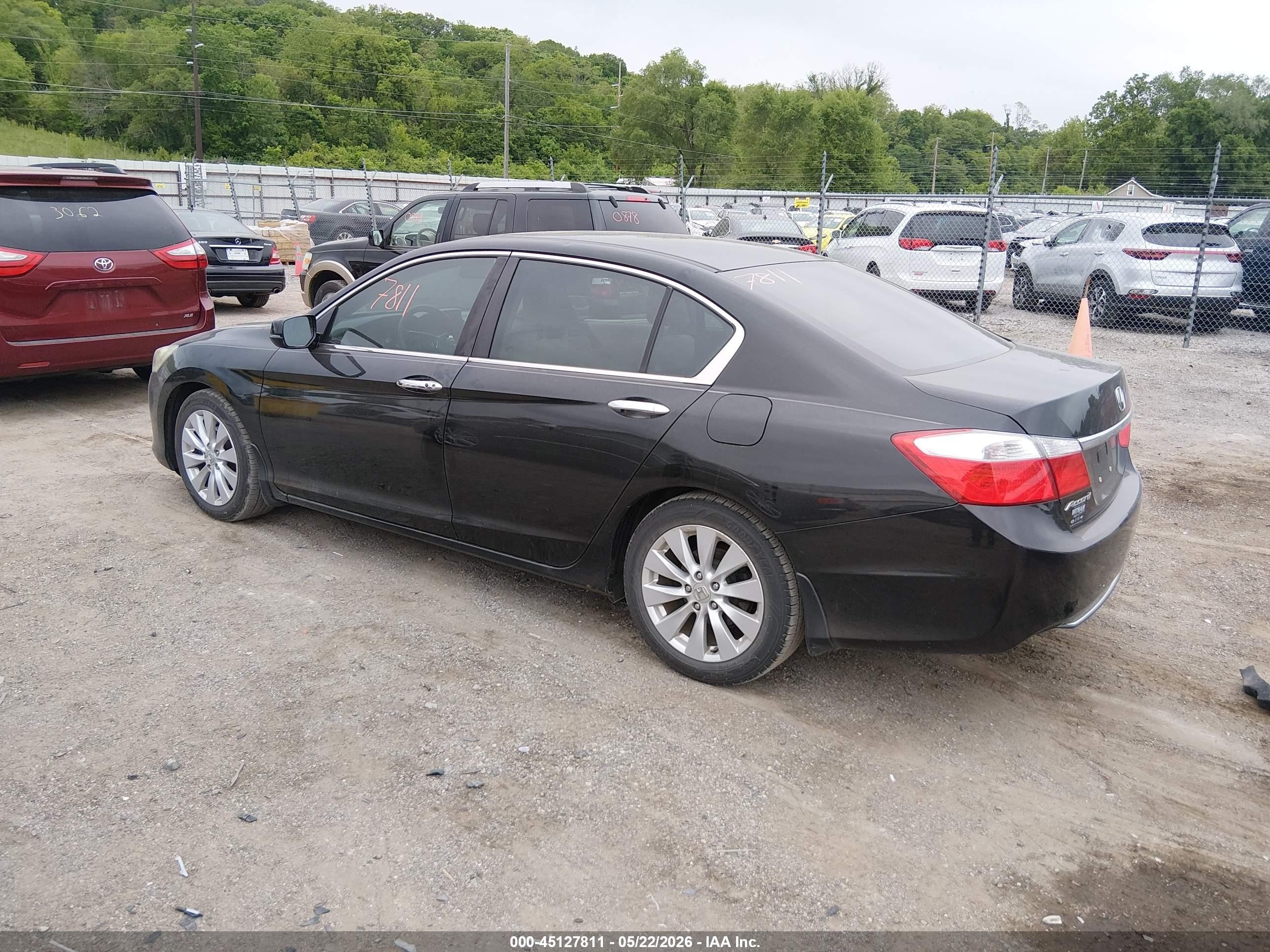 2013 Honda Accord Ex Черный vin: 1HGCR2F76DA039759