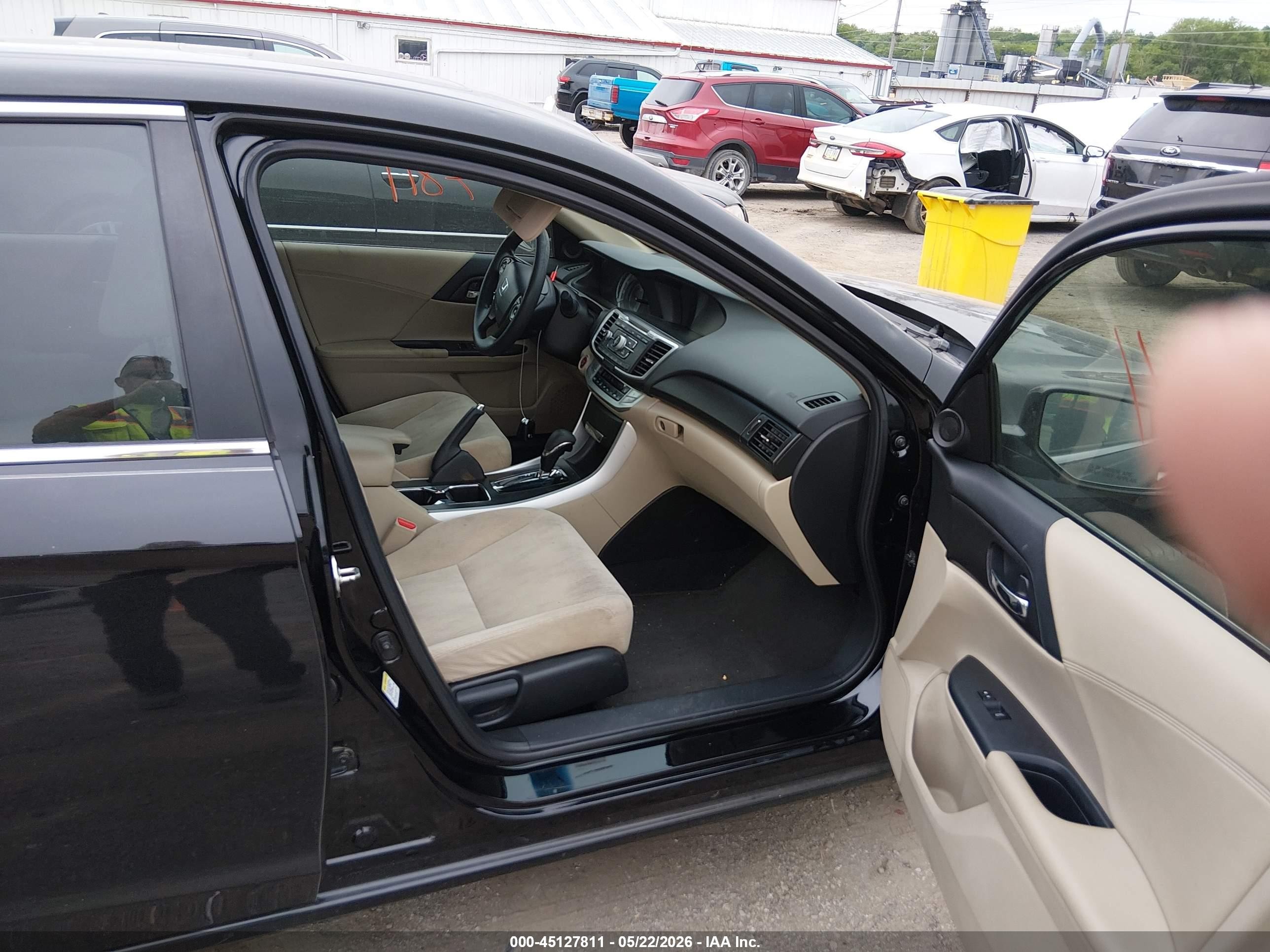 2013 Honda Accord Ex Черный vin: 1HGCR2F76DA039759