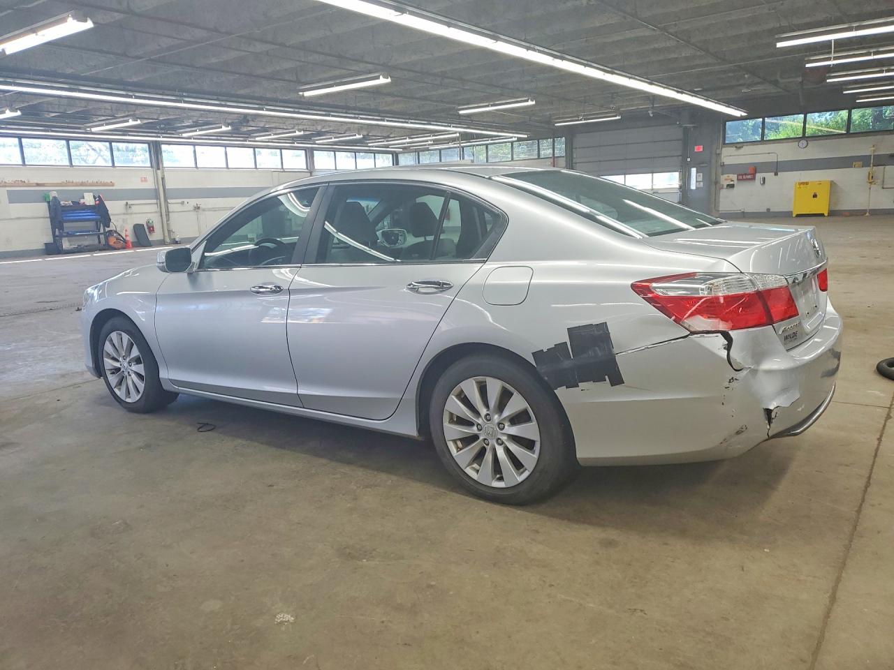 2013 Honda Accord Ex Silver vin: 1HGCR2F76DA055380
