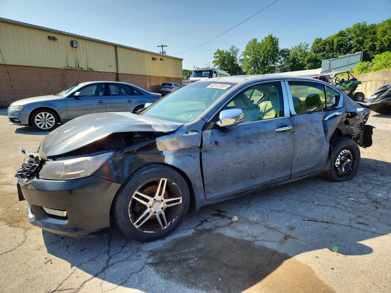 2013 Honda Accord Ex Черный vin: 1HGCR2F76DA156144