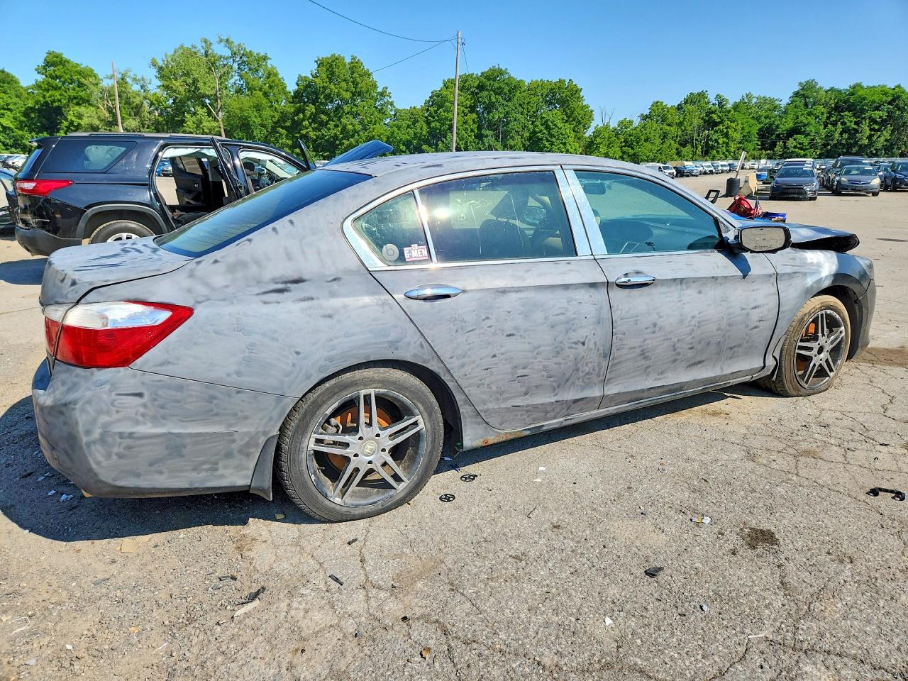 2013 Honda Accord Ex Черный vin: 1HGCR2F76DA156144