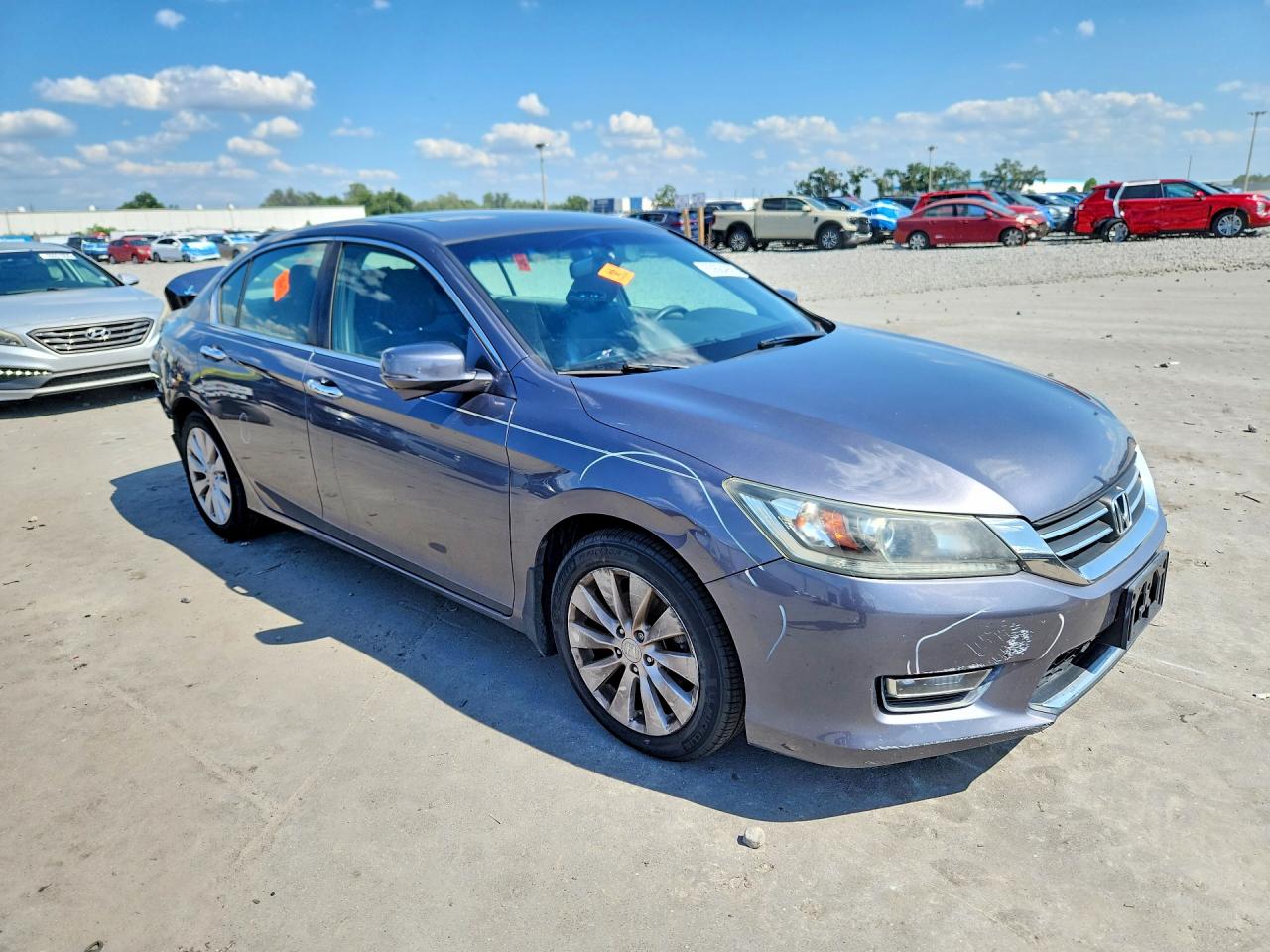 2013 Honda Accord Ex Silver vin: 1HGCR2F76DA166138