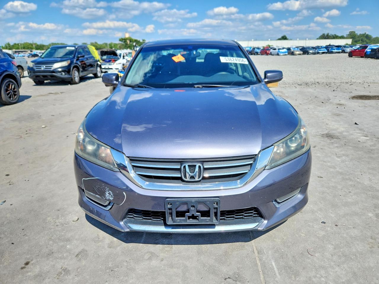 2013 Honda Accord Ex Silver vin: 1HGCR2F76DA166138