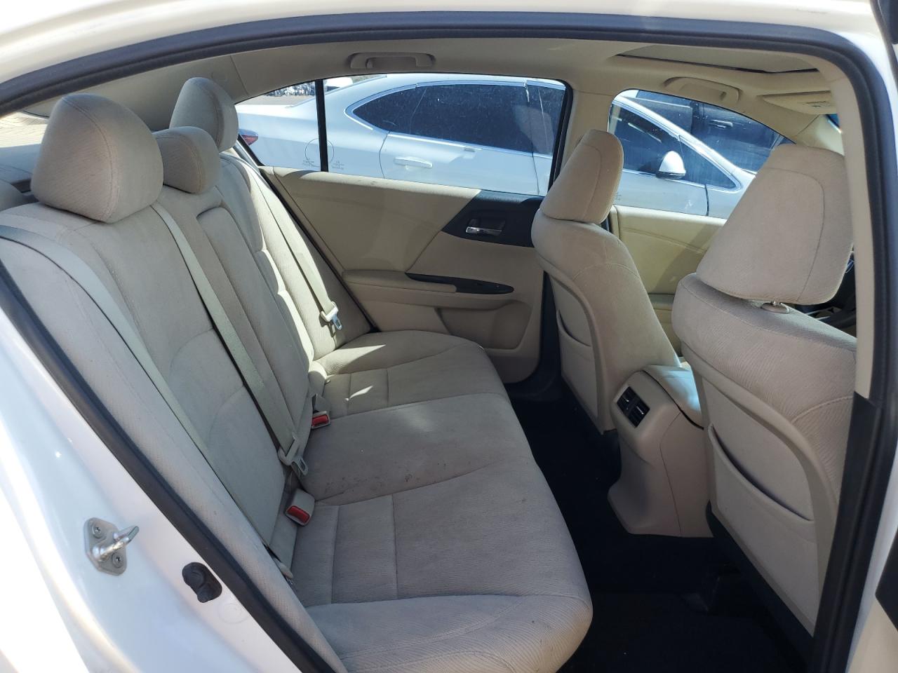 2013 Honda Accord Ex White vin: 1HGCR2F76DA203950