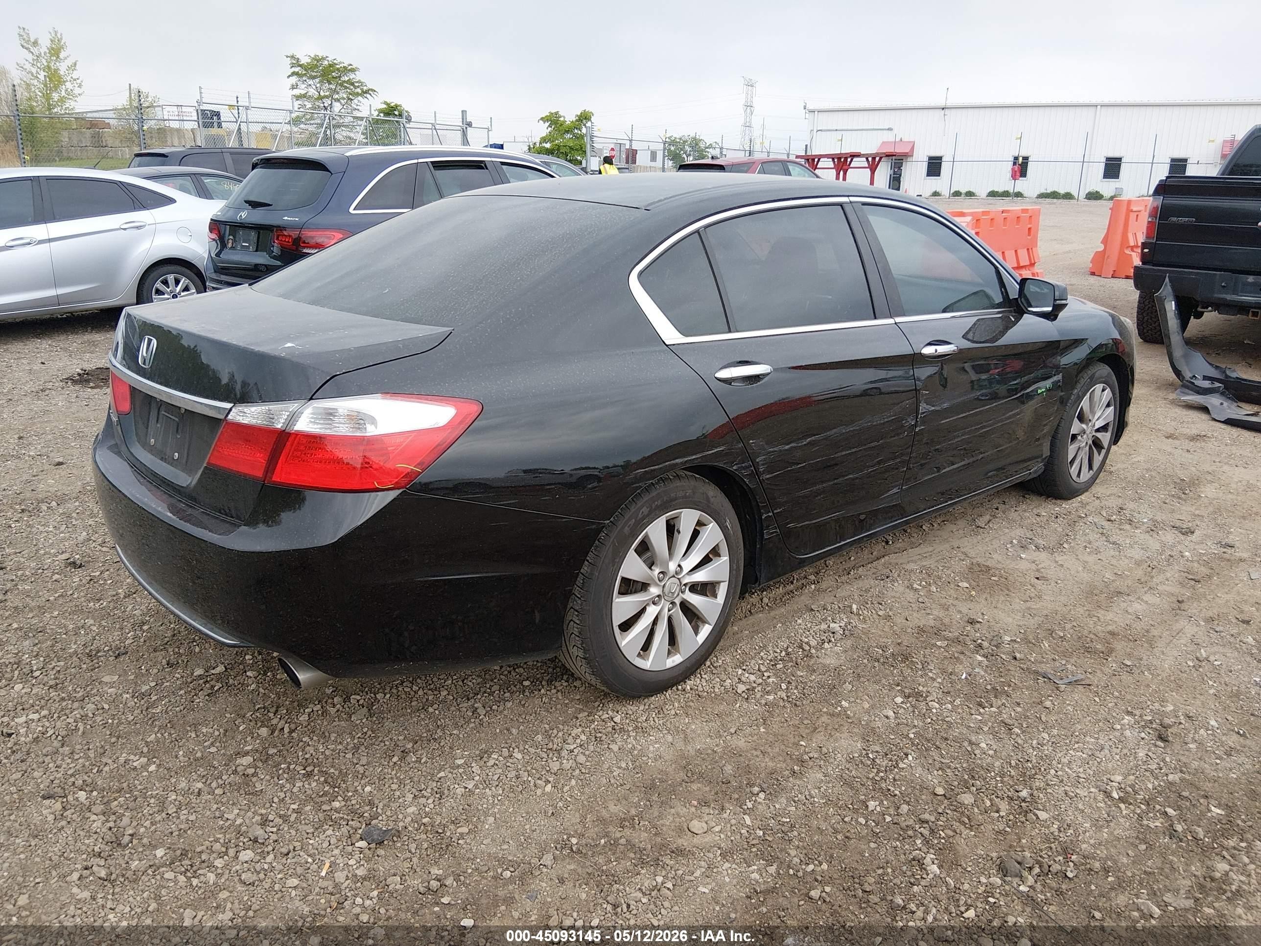 2013 Honda Accord Ex Beige vin: 1HGCR2F76DA243008