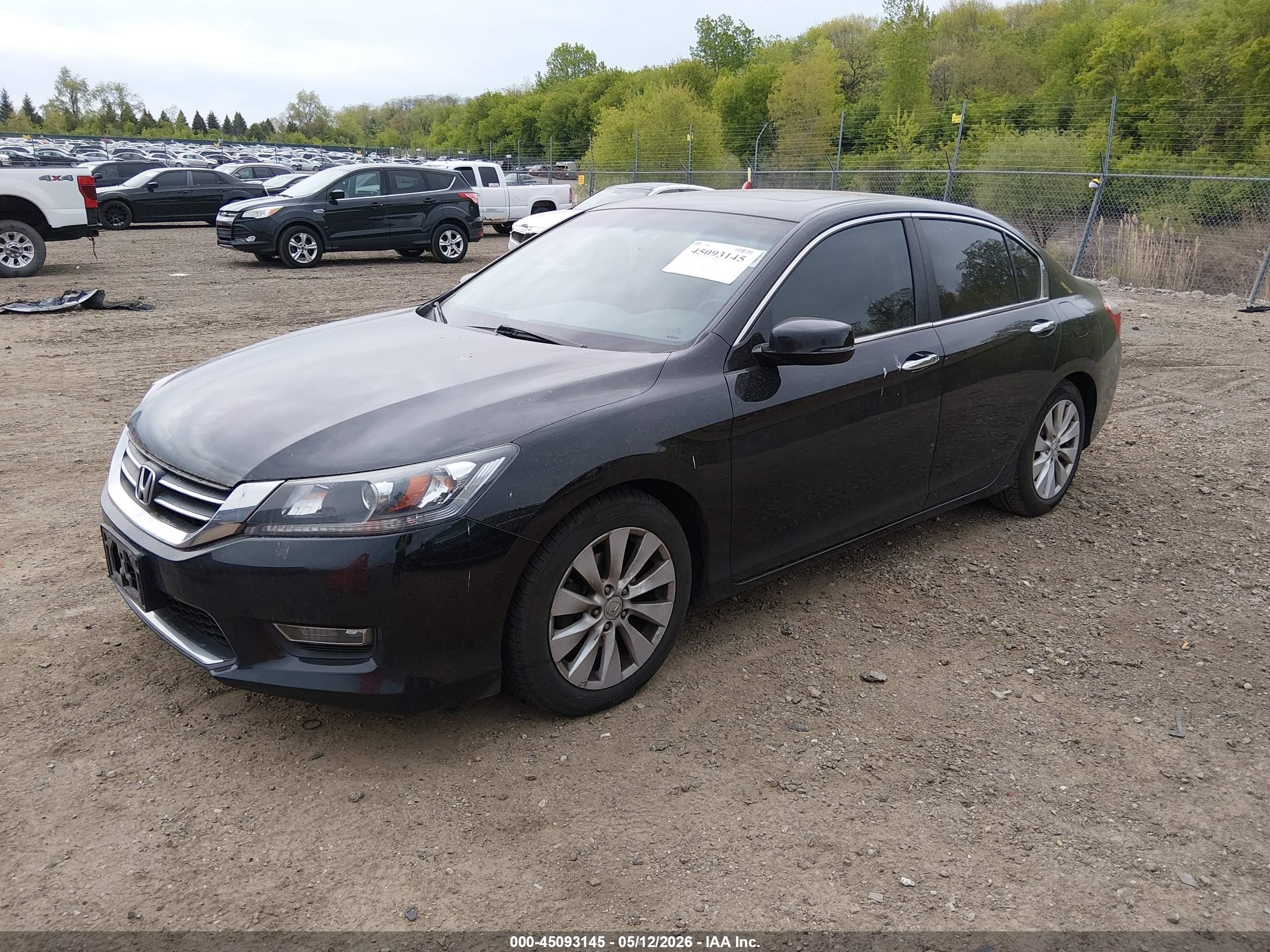 2013 Honda Accord Ex Beige vin: 1HGCR2F76DA243008