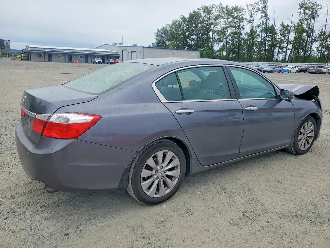 2013 Honda Accord Ex Gray vin: 1HGCR2F76DA254395