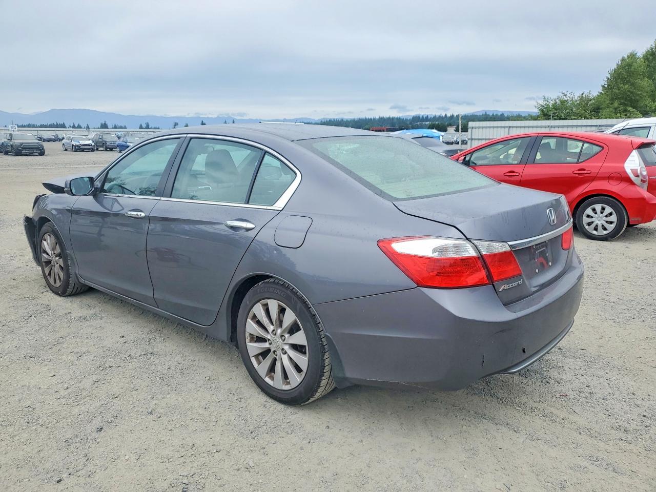 2013 Honda Accord Ex Gray vin: 1HGCR2F76DA254395