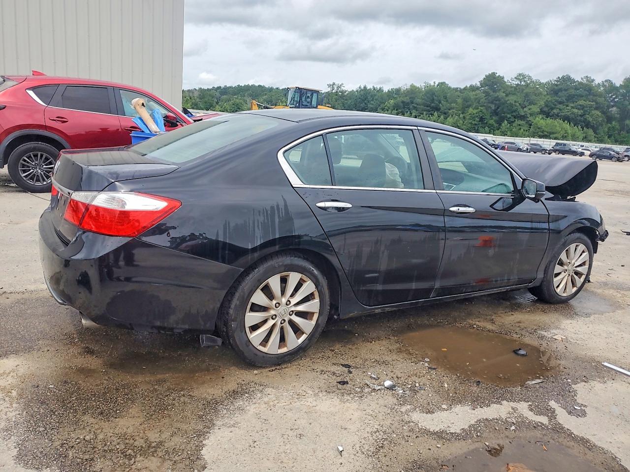 2014 Honda Accord Ex Black vin: 1HGCR2F76EA005130