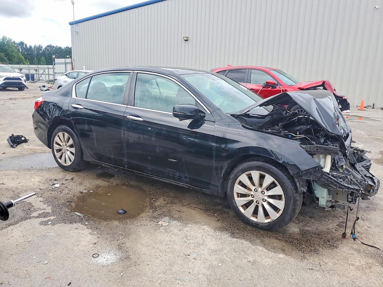 2014 Honda Accord Ex Black vin: 1HGCR2F76EA005130