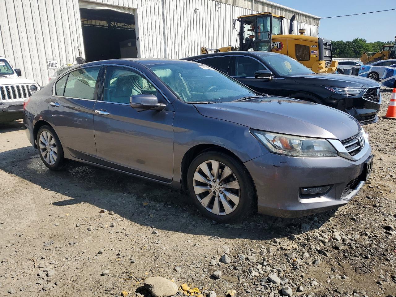 2014 Honda Accord Ex Silver vin: 1HGCR2F76EA096495