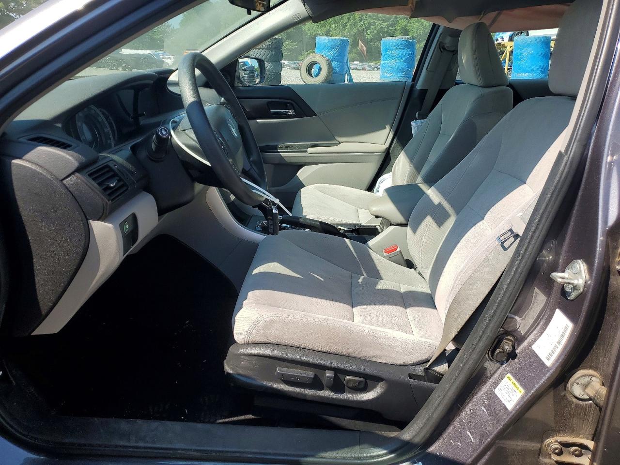 2014 Honda Accord Ex Silver vin: 1HGCR2F76EA096495