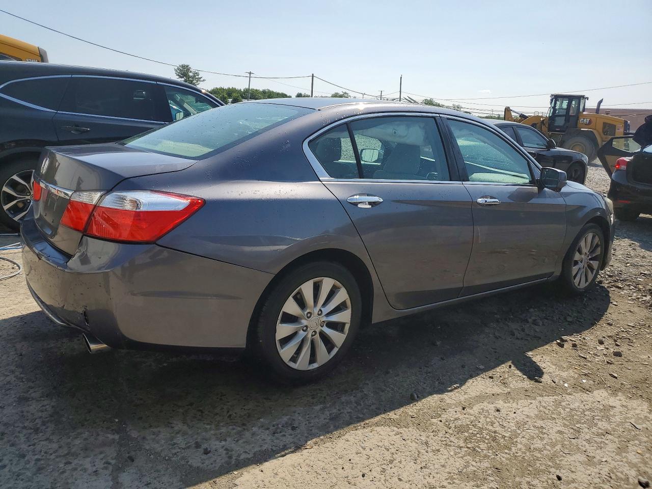 2014 Honda Accord Ex Silver vin: 1HGCR2F76EA096495