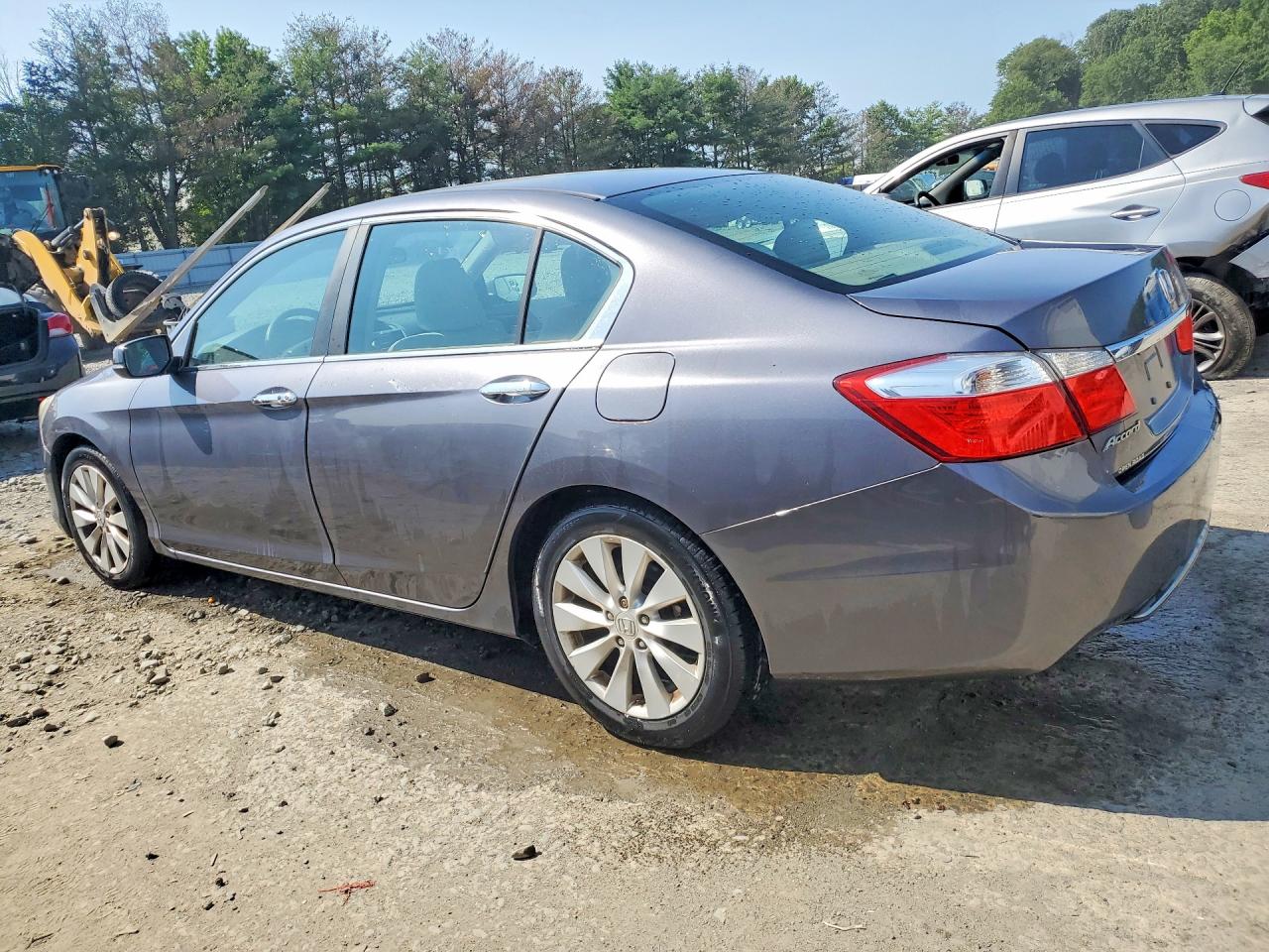 2014 Honda Accord Ex Silver vin: 1HGCR2F76EA096495