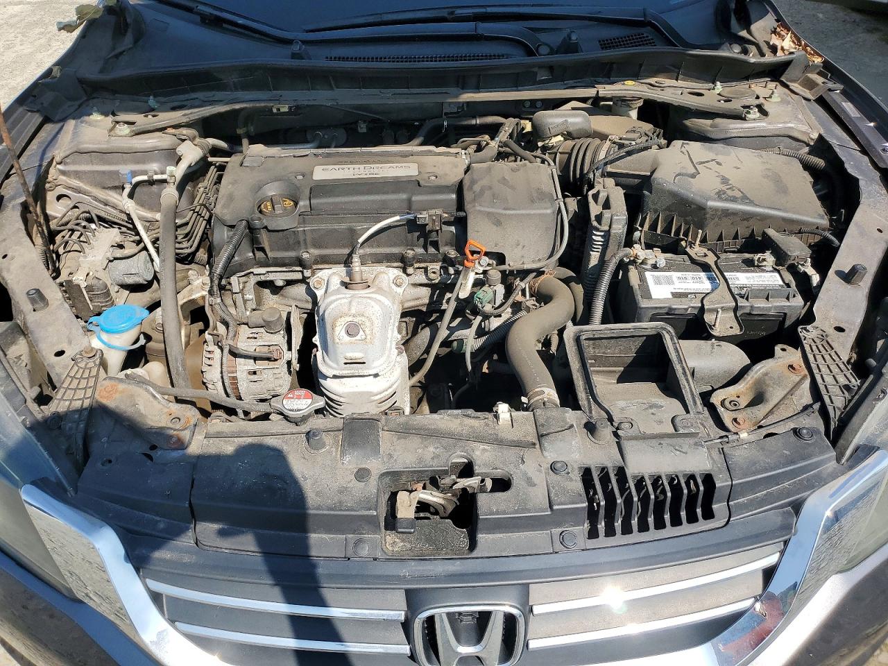 2014 Honda Accord Ex Silver vin: 1HGCR2F76EA096495