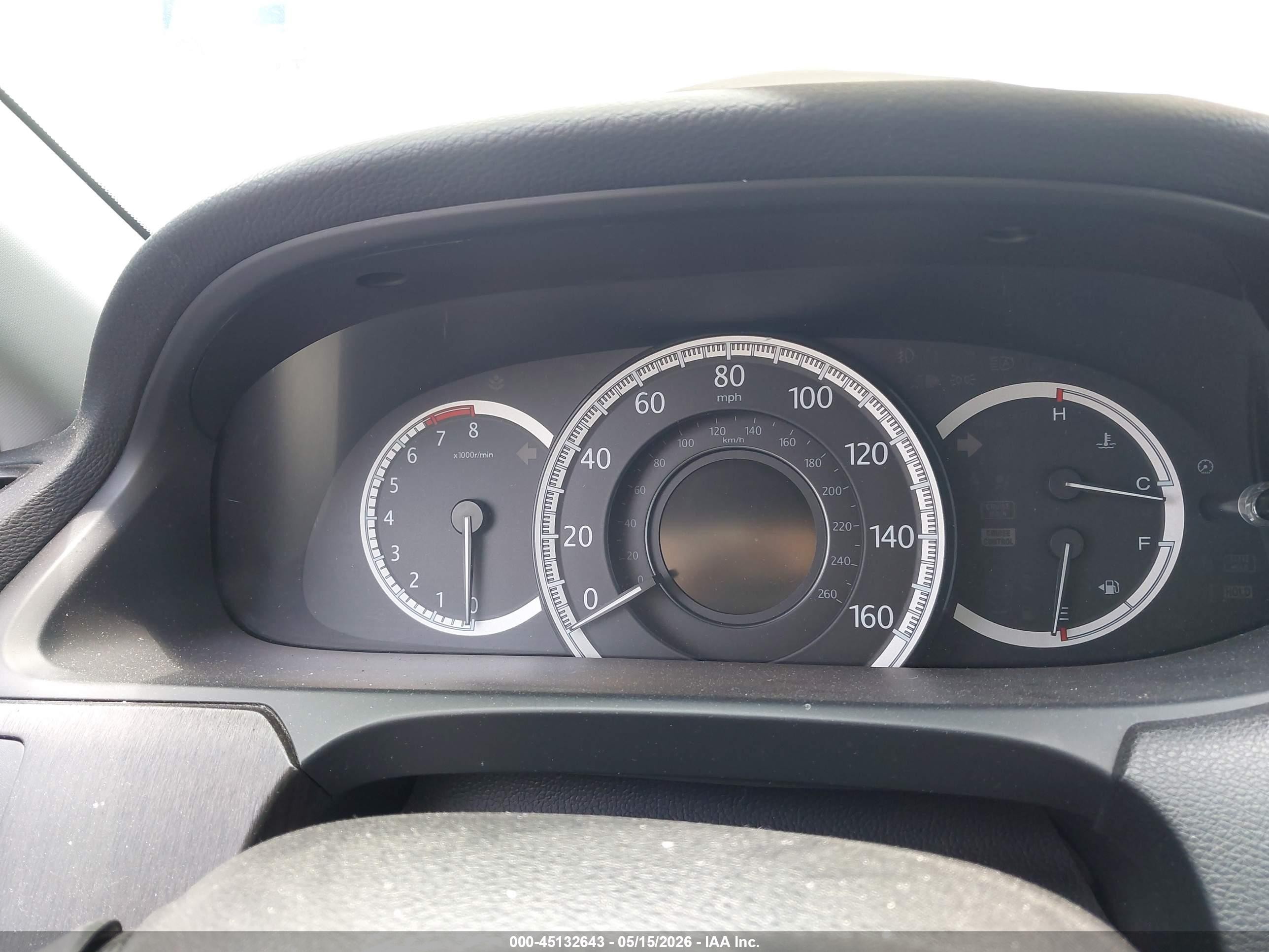 2014 Honda Accord Ex Серый vin: 1HGCR2F76EA123579