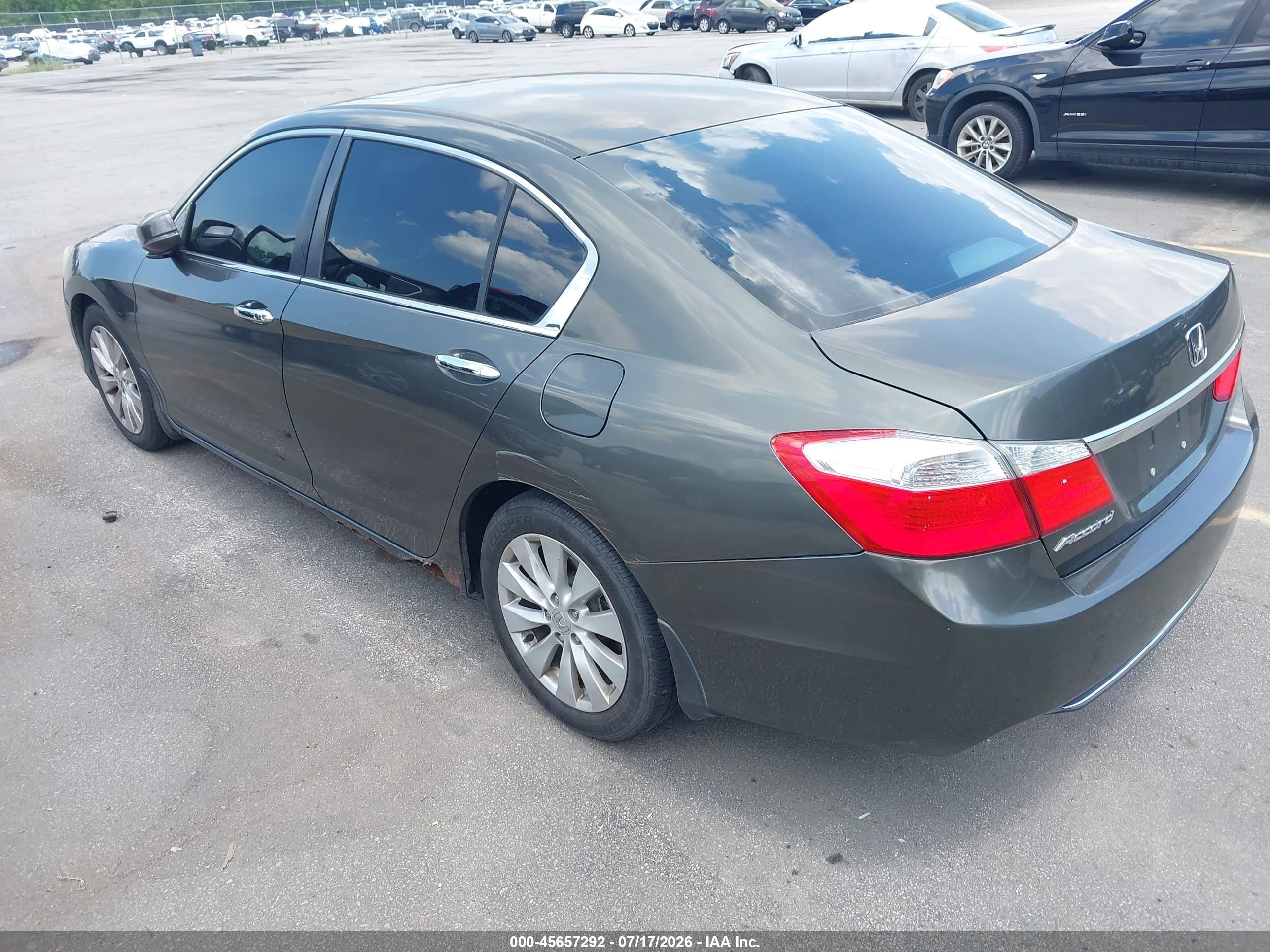 2014 Honda Accord Ex Black vin: 1HGCR2F76EA132301