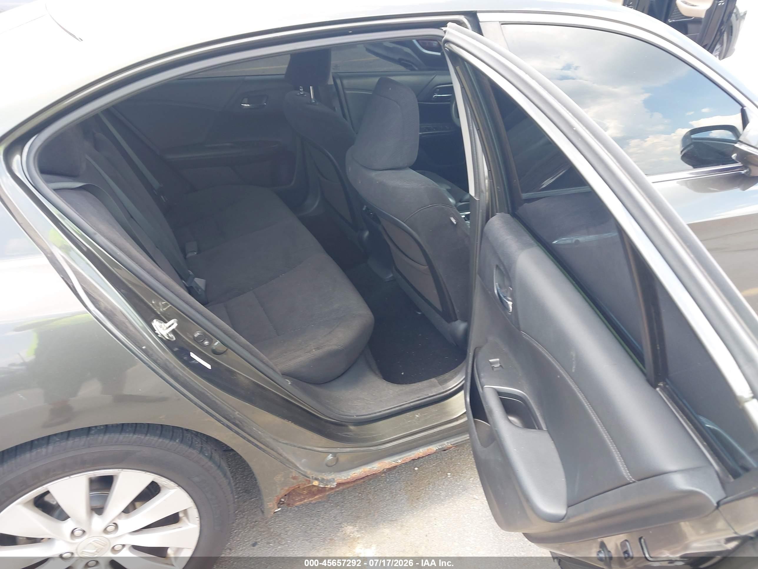 2014 Honda Accord Ex Black vin: 1HGCR2F76EA132301