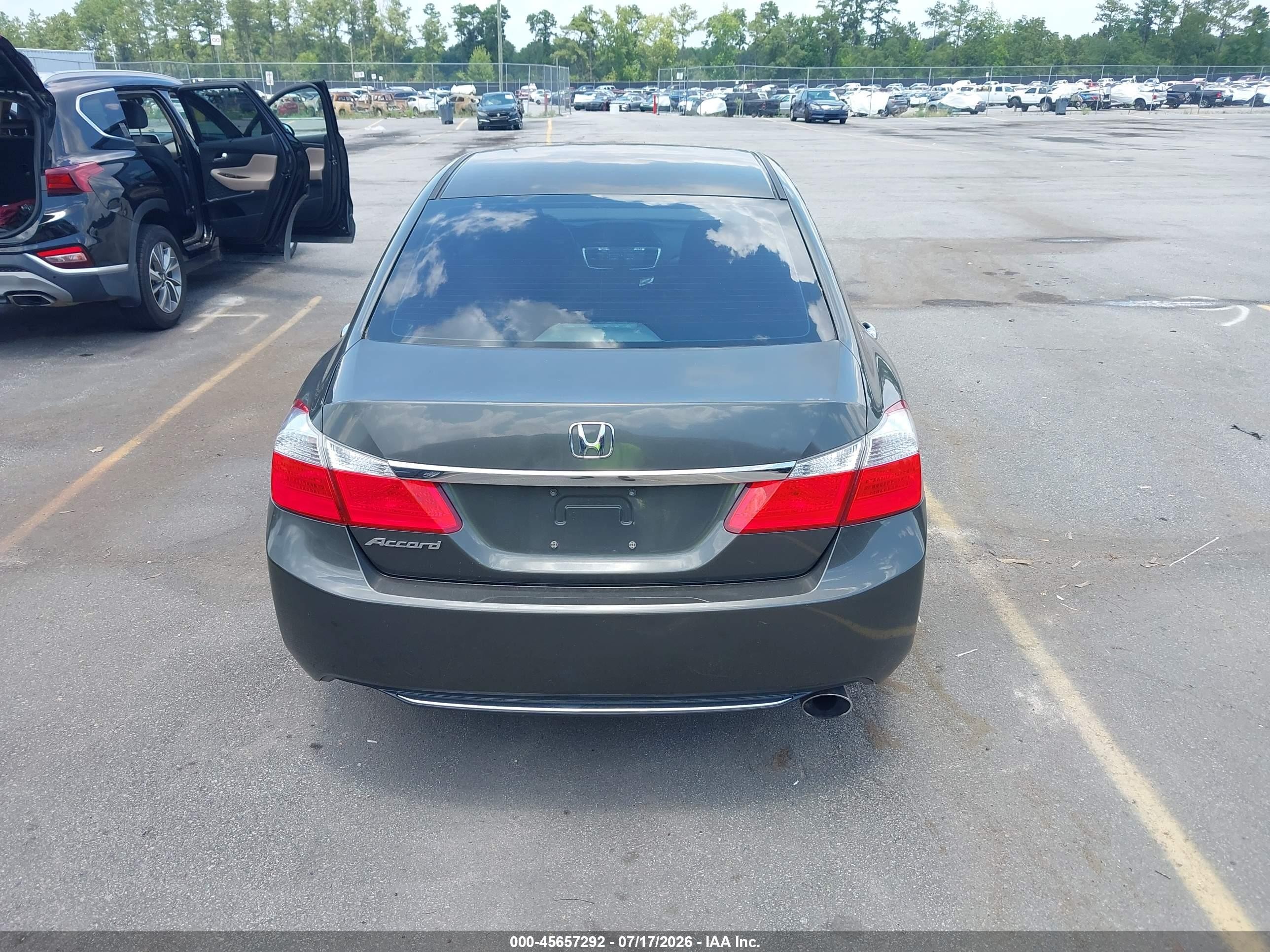 2014 Honda Accord Ex Black vin: 1HGCR2F76EA132301