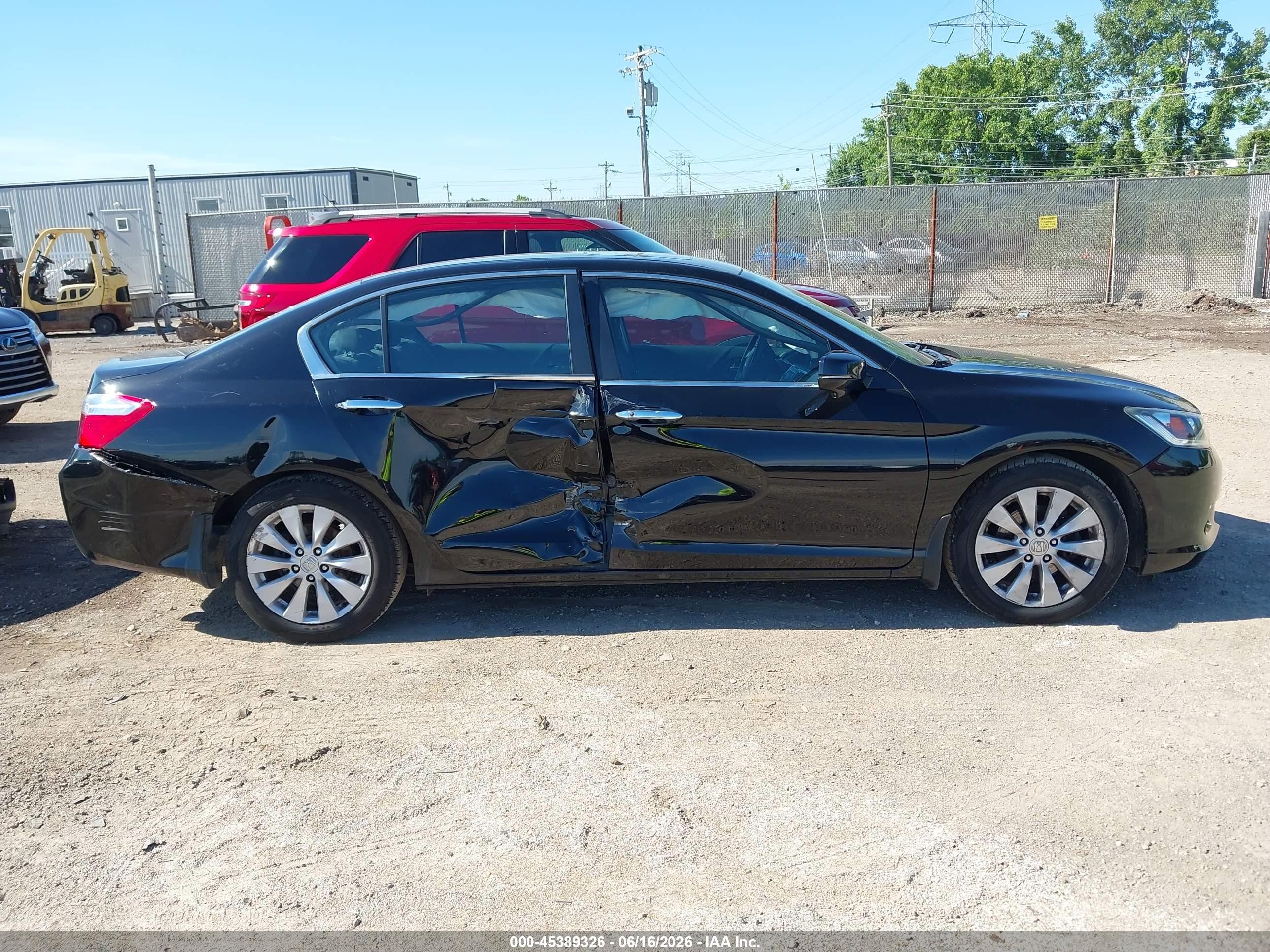 2014 Honda Accord Ex Black vin: 1HGCR2F76EA258397