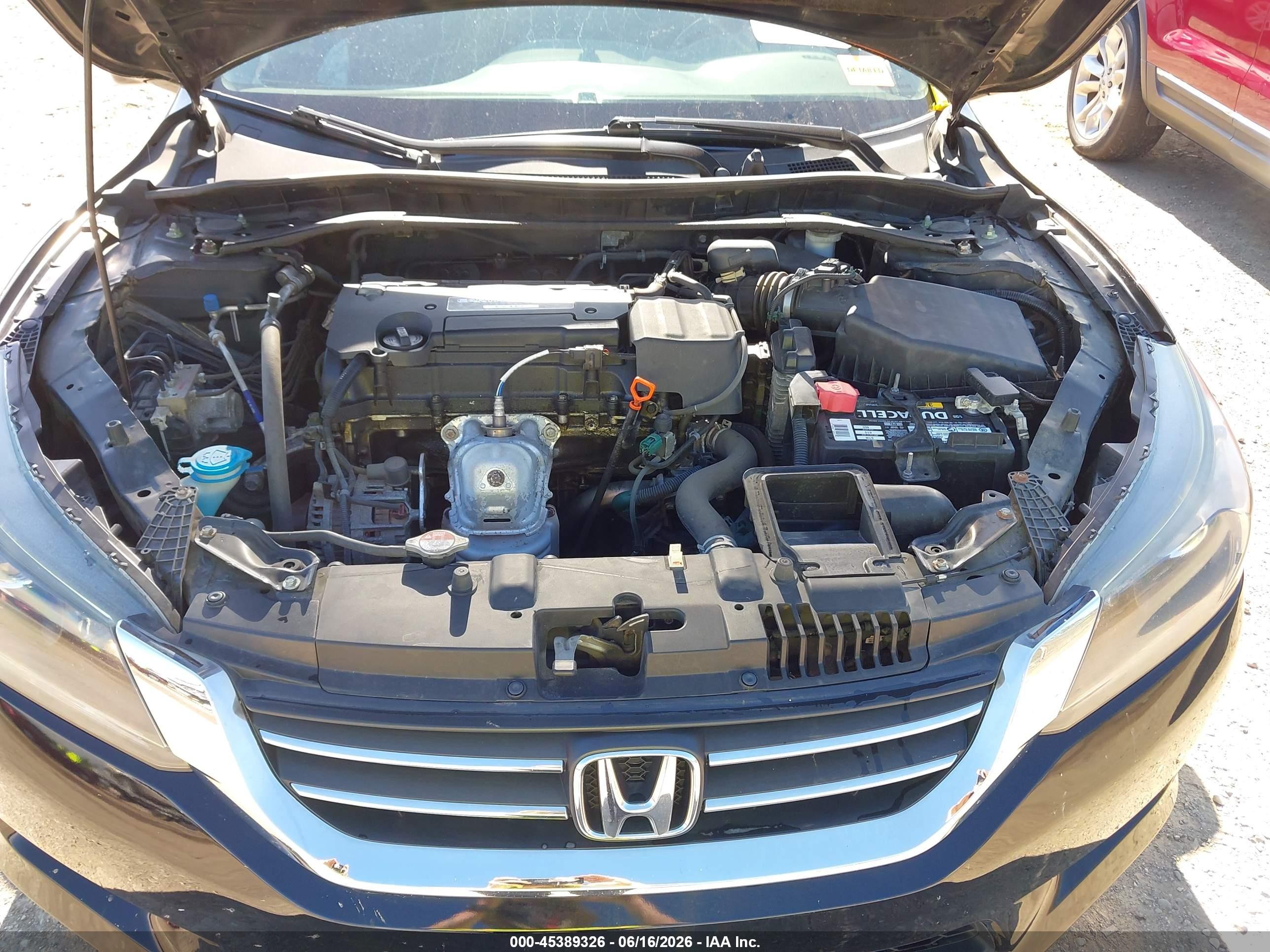 2014 Honda Accord Ex Black vin: 1HGCR2F76EA258397