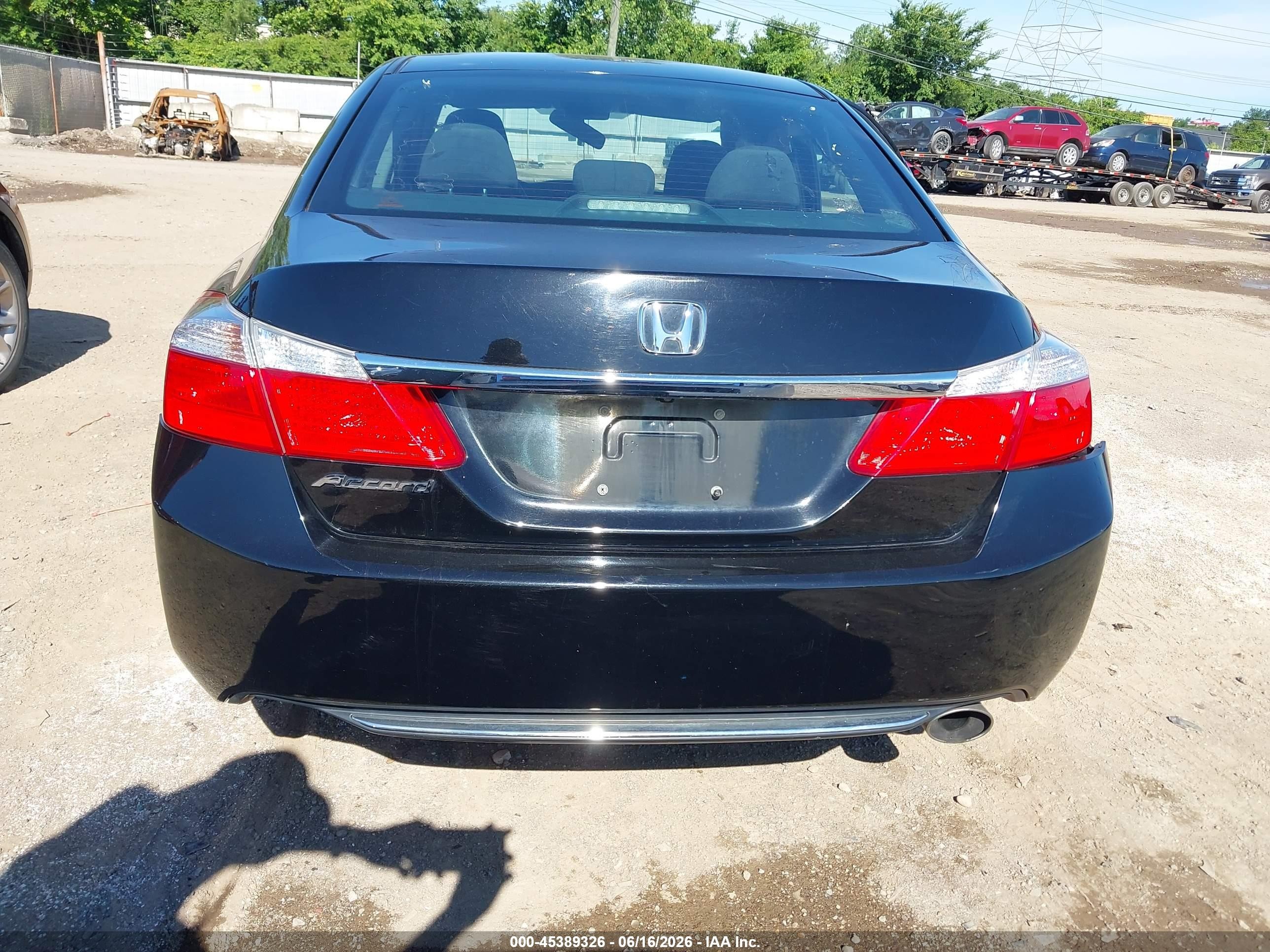 2014 Honda Accord Ex Black vin: 1HGCR2F76EA258397