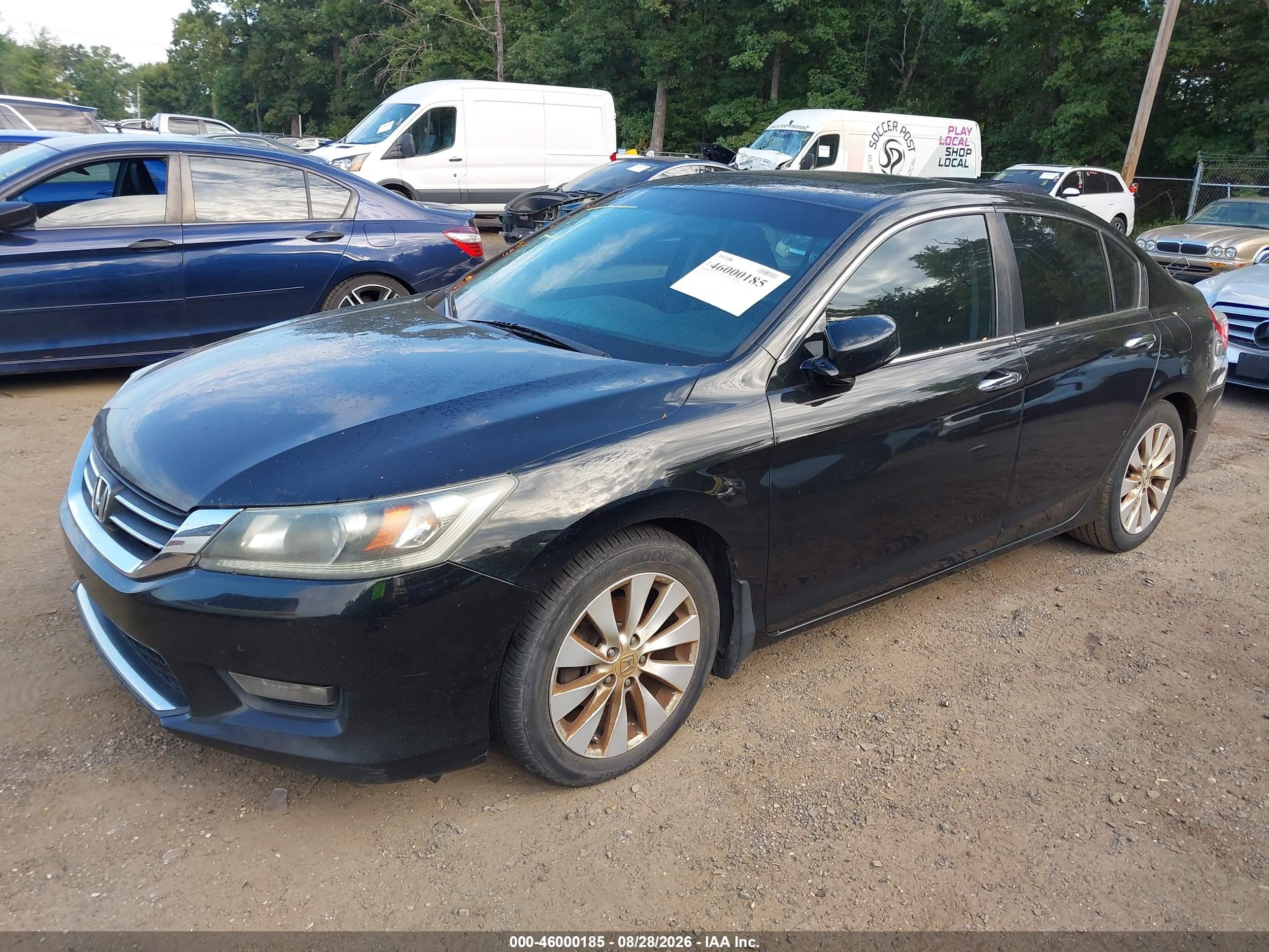 2014 Honda Accord Ex Black vin: 1HGCR2F76EA276138