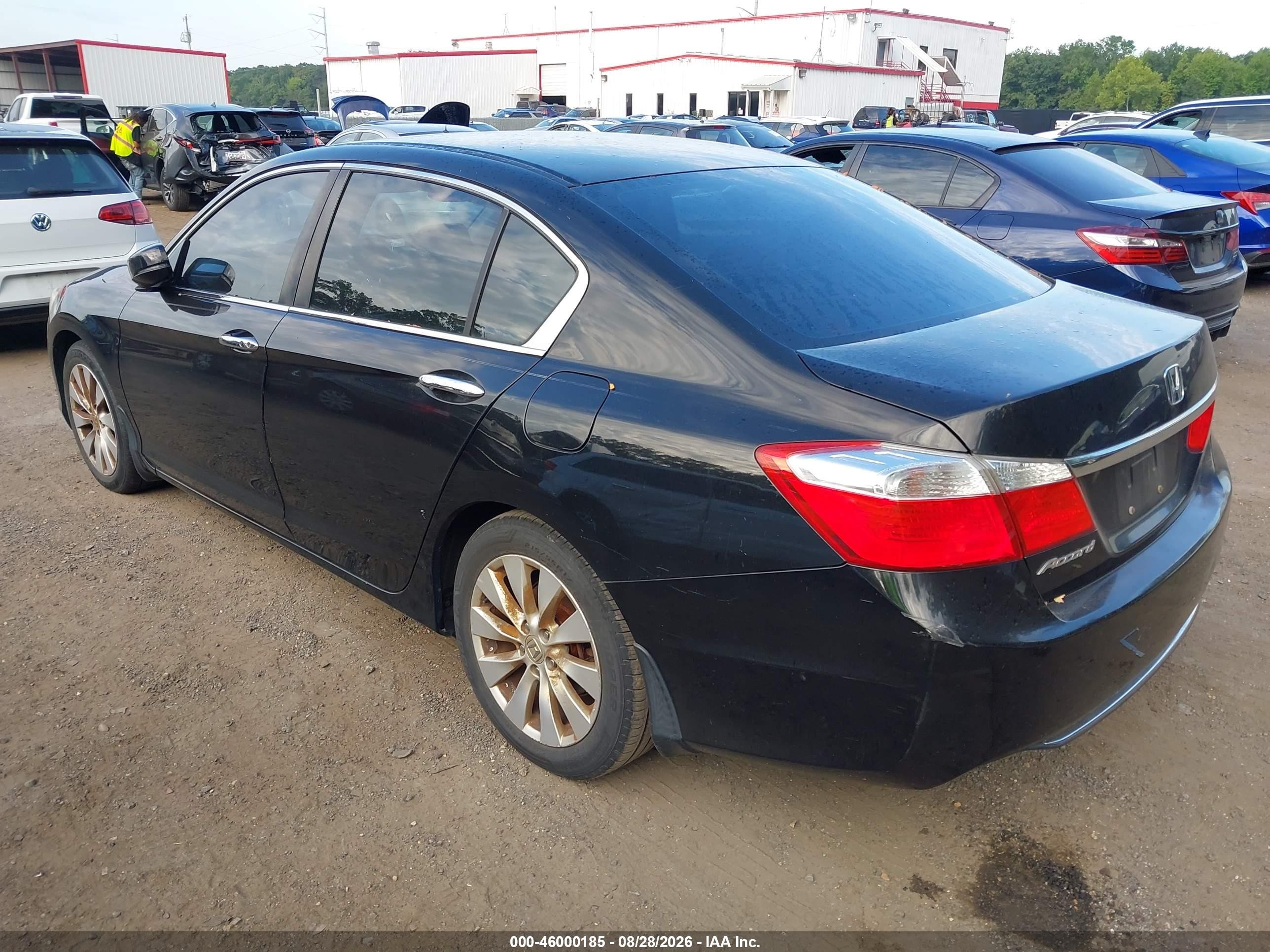 2014 Honda Accord Ex Black vin: 1HGCR2F76EA276138