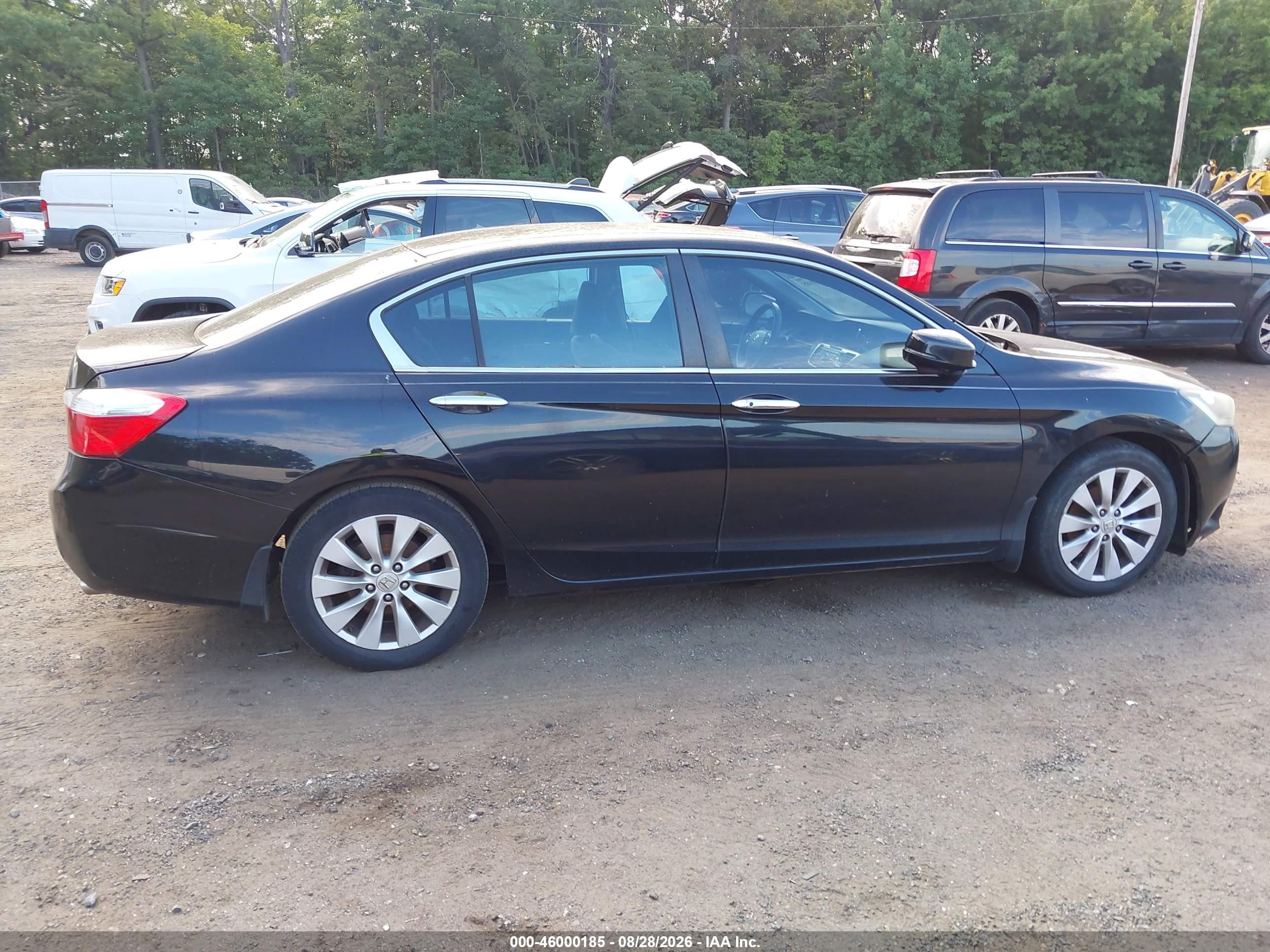 2014 Honda Accord Ex Black vin: 1HGCR2F76EA276138