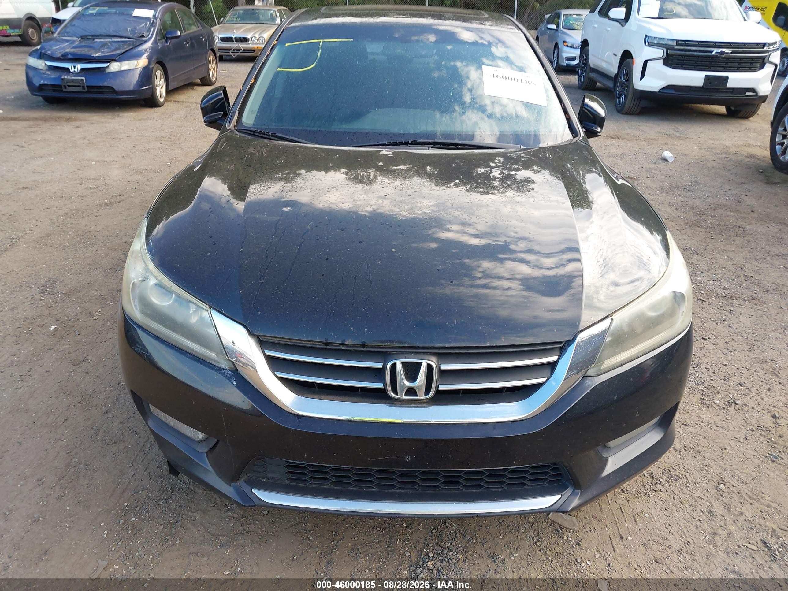 2014 Honda Accord Ex Black vin: 1HGCR2F76EA276138