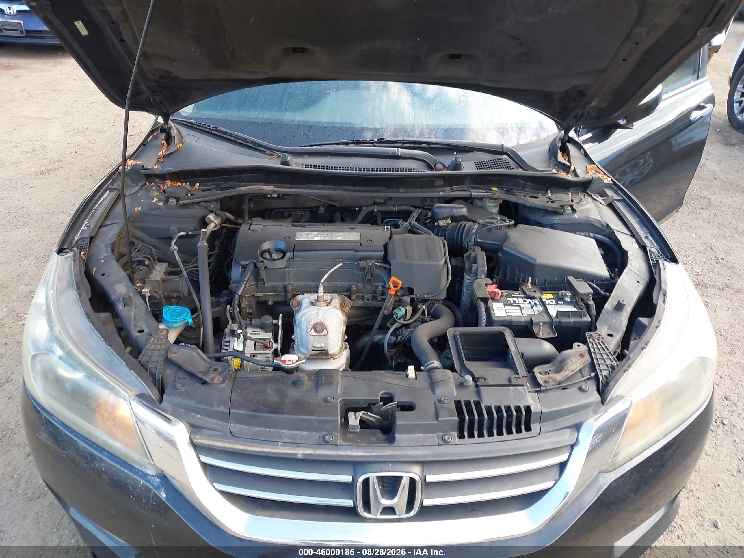 2014 Honda Accord Ex Black vin: 1HGCR2F76EA276138