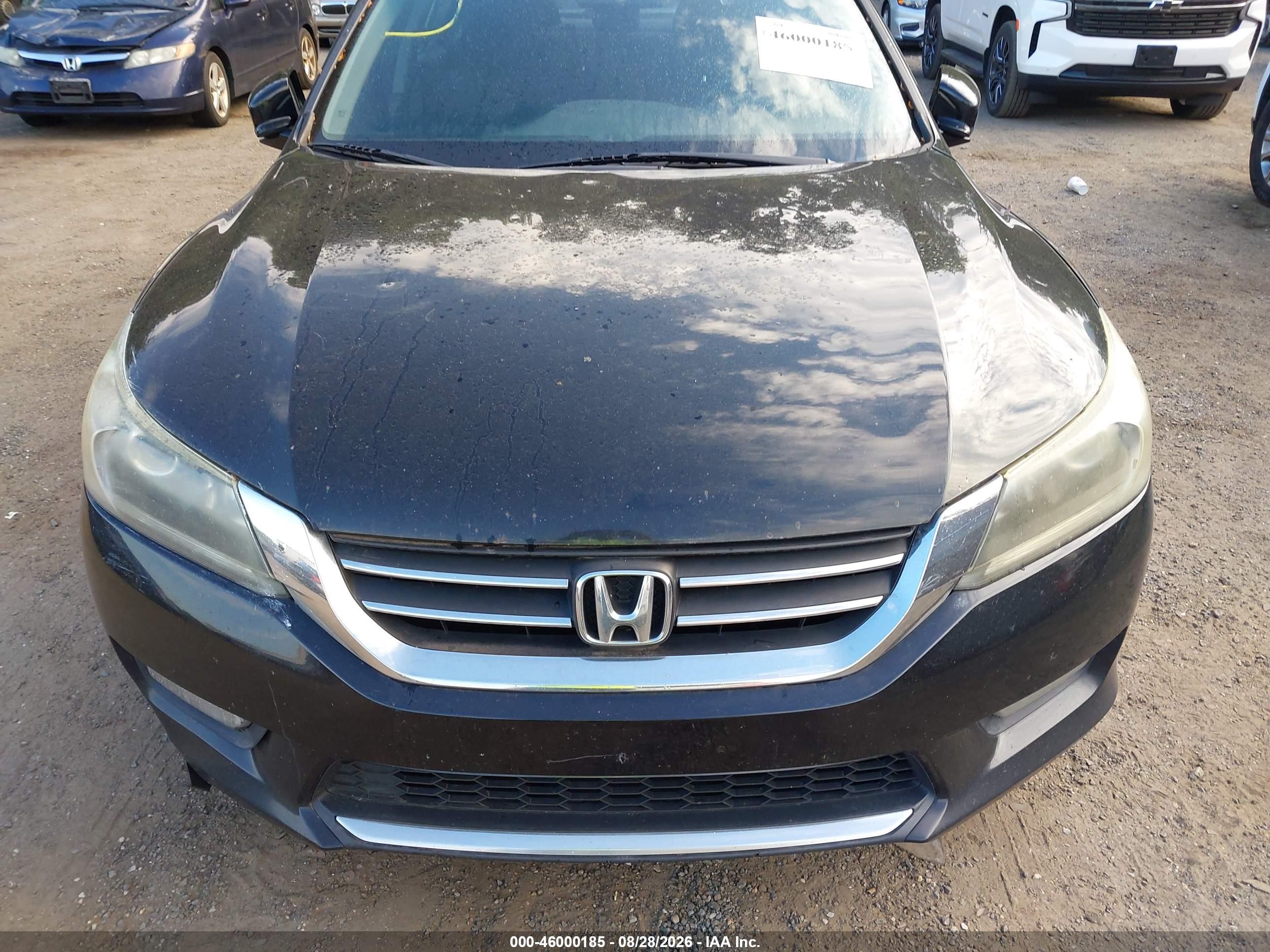 2014 Honda Accord Ex Black vin: 1HGCR2F76EA276138