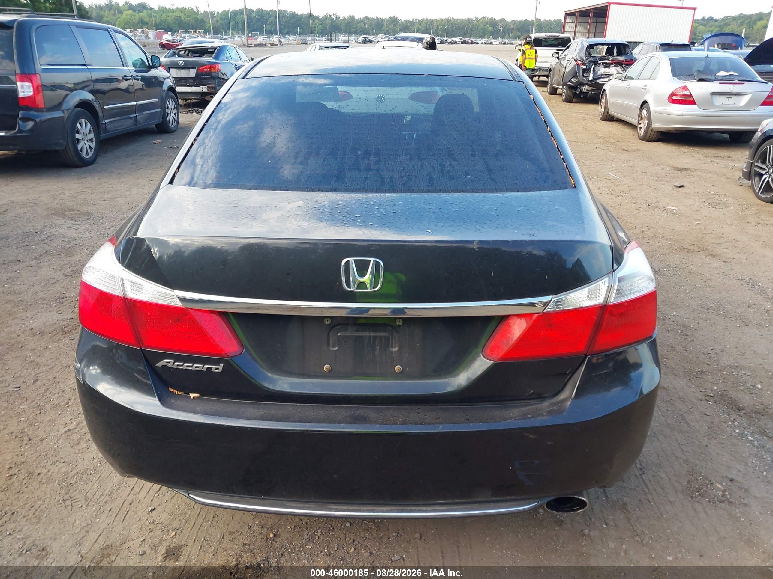 2014 Honda Accord Ex Black vin: 1HGCR2F76EA276138