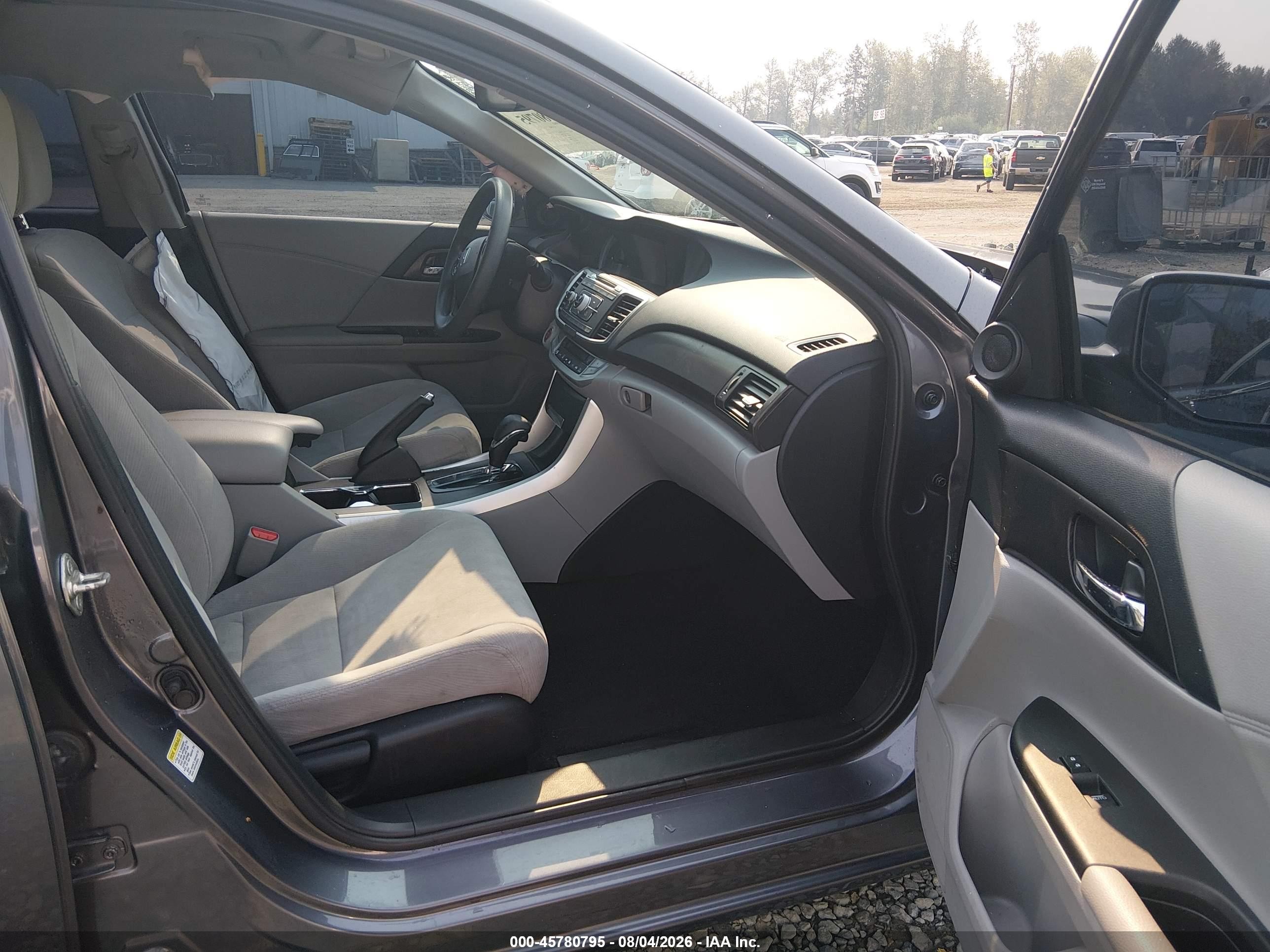 2014 Honda Accord Ex Серый vin: 1HGCR2F76EA305945