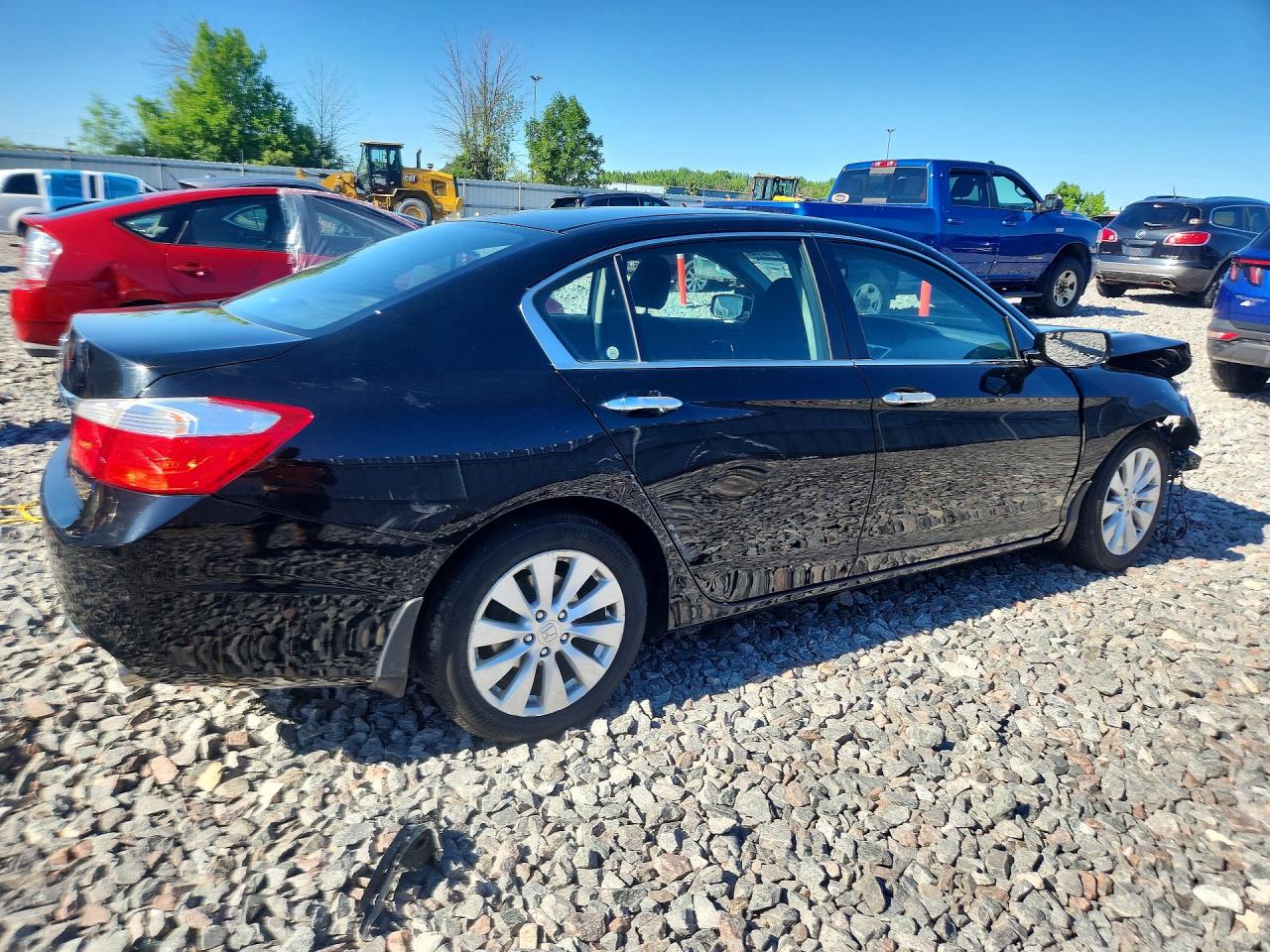 2015 Honda Accord Ex Black vin: 1HGCR2F76FA013956