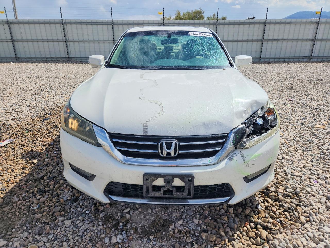 2015 Honda Accord Ex White vin: 1HGCR2F76FA061599