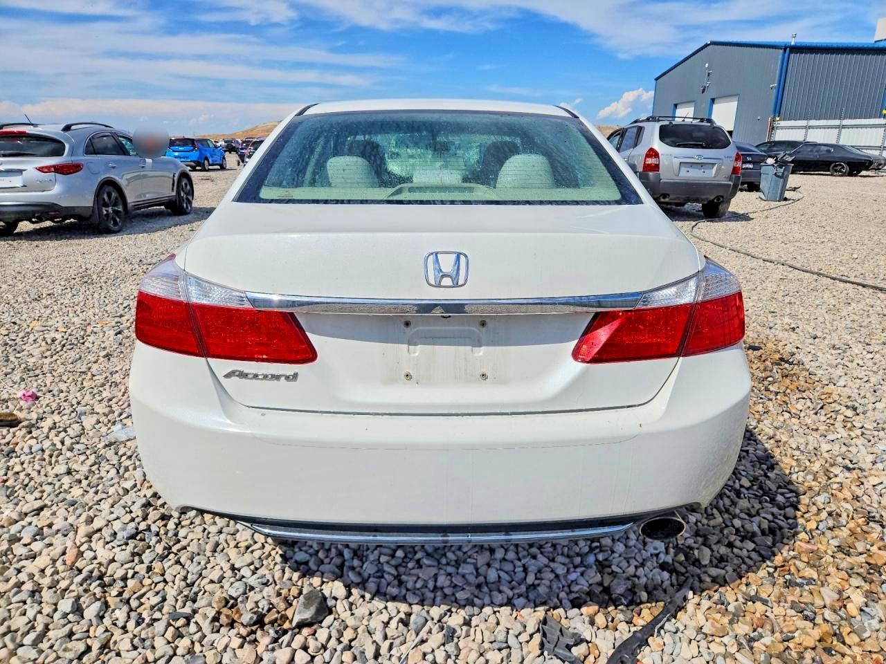 2015 Honda Accord Ex White vin: 1HGCR2F76FA061599